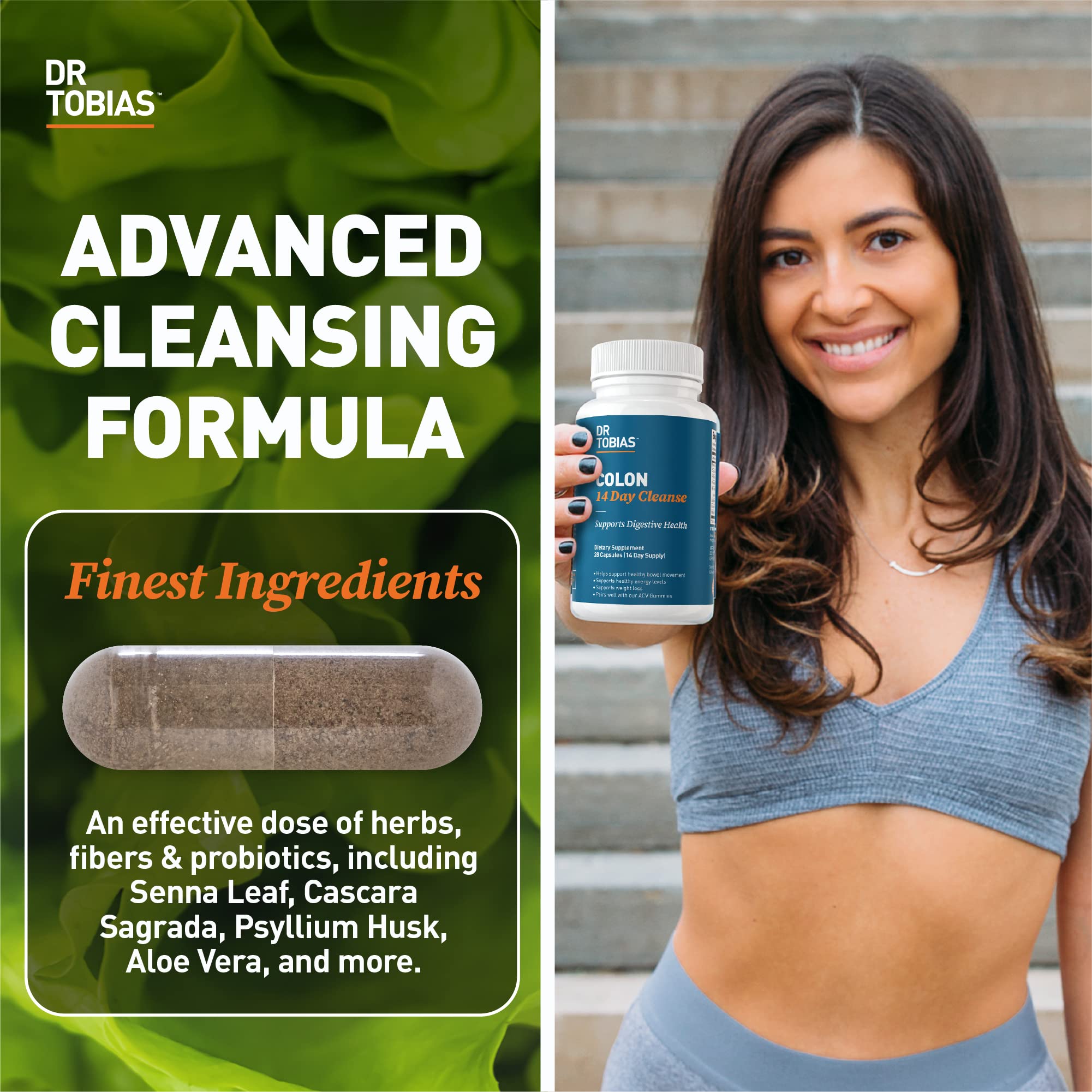Dr. Tobias Colon Cleanse - Constipation Relief & Gut Health Support for Women & Men | 14 Day Colon Cleanser for a Gentle Colon Detox - OzHealthStandard