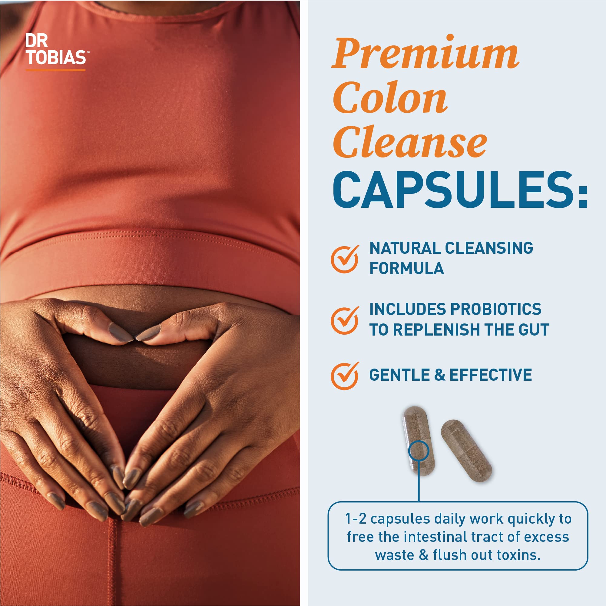 Dr. Tobias Colon Cleanse - Constipation Relief & Gut Health Support for Women & Men | 14 Day Colon Cleanser for a Gentle Colon Detox - OzHealthStandard