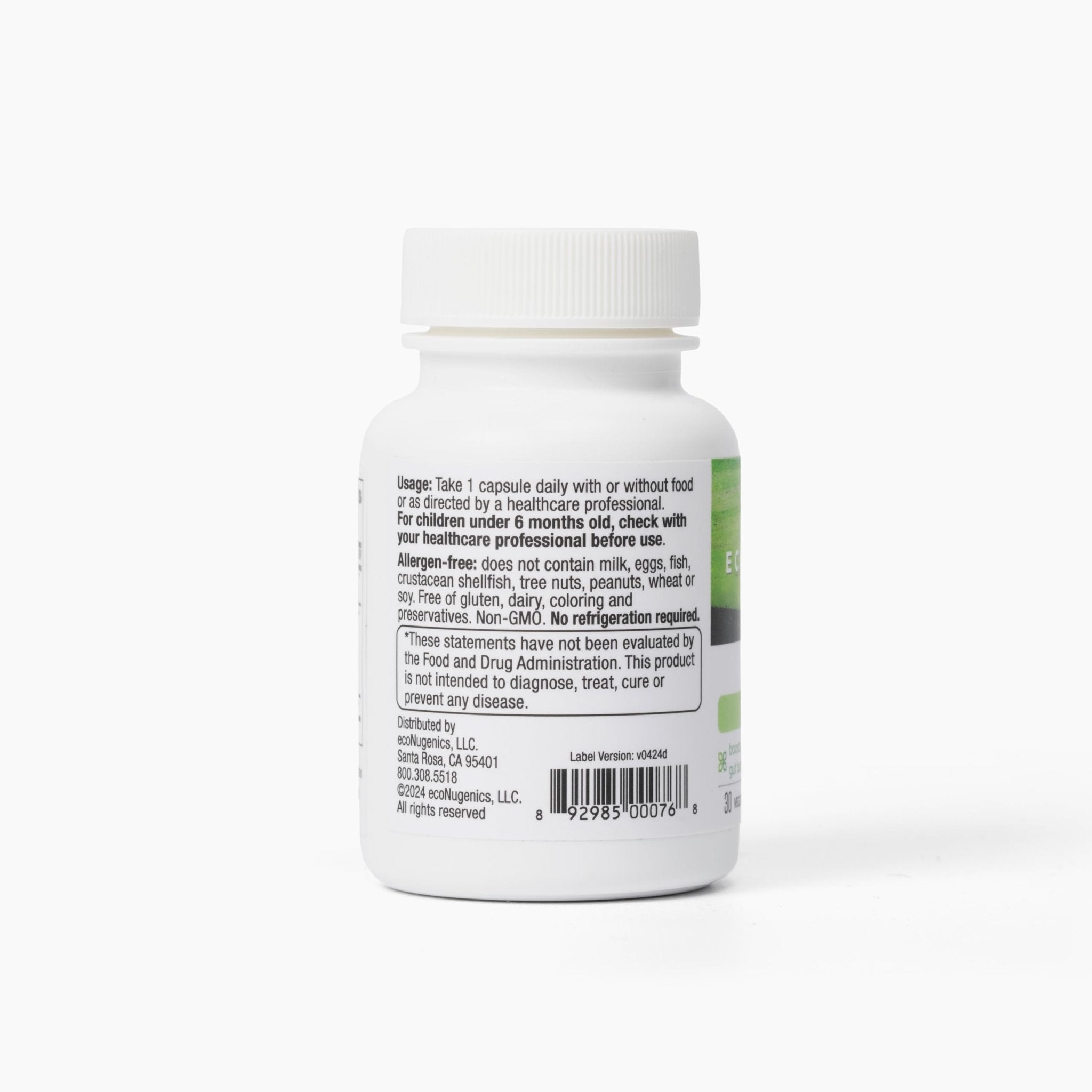 EcoNugenics PowerBiotic: Prebiotic, Probiotic & Postbiotic for Men & Women – 30 Capsules (1 Daily) – Supports Digestive Health, Gut Cleanse, Constipation Relief, Immune Function - OzHealthStandard