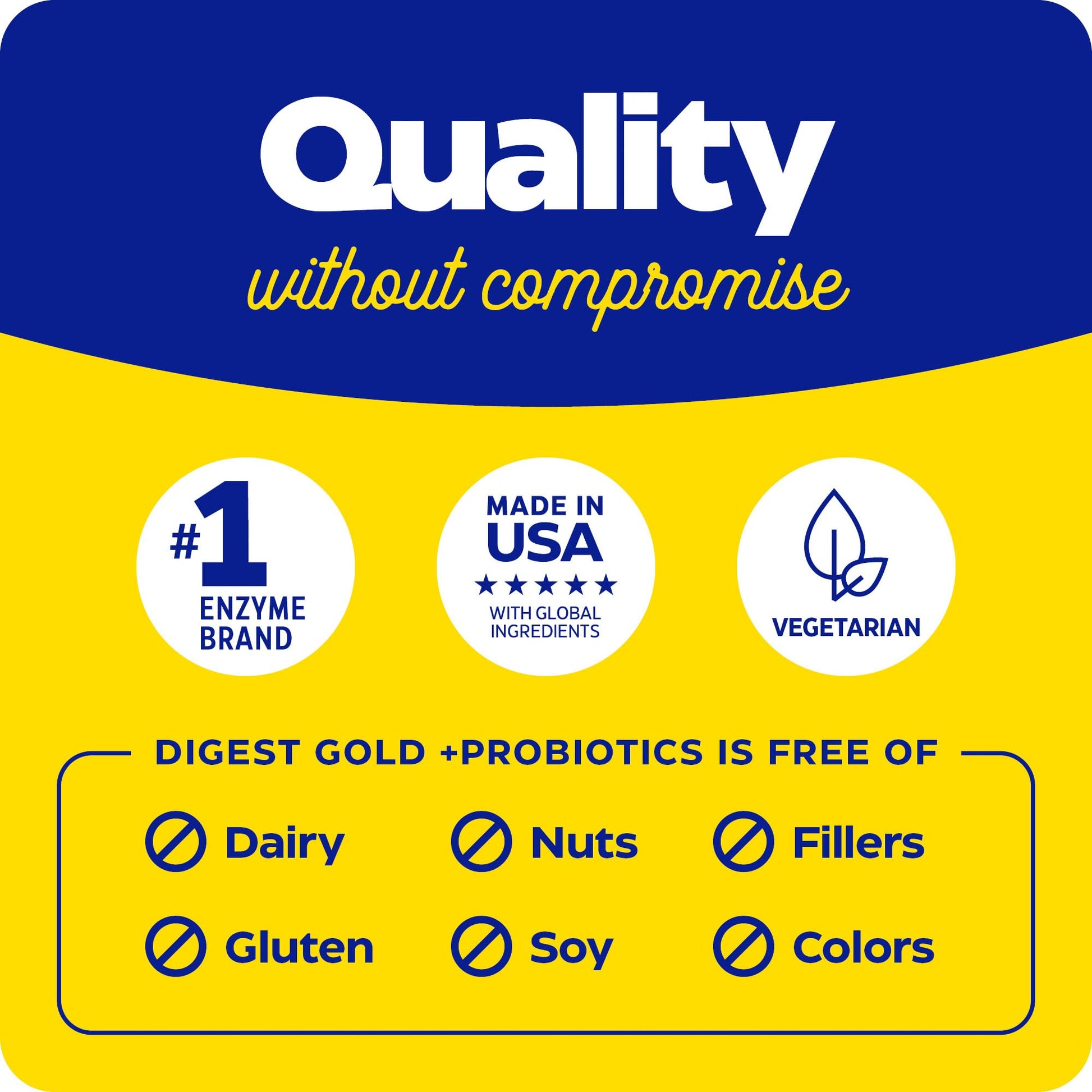 Enzymedica Digest Gold + Probiotics, 2-in-1 Digestive Enzymes & Probiotic Support, Promotes Gut Health with 1 Billion Active Cultures, 180 Capsules - OzHealthStandard
