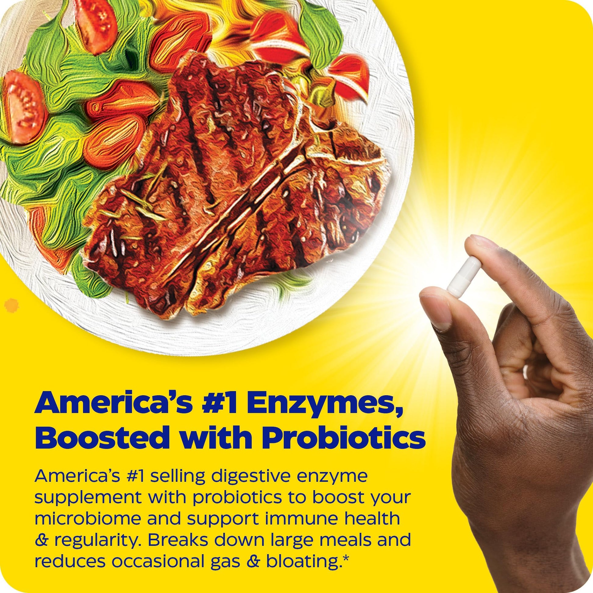 Enzymedica Digest Gold + Probiotics, 2-in-1 Digestive Enzymes & Probiotic Support, Promotes Gut Health with 1 Billion Active Cultures, 180 Capsules - OzHealthStandard