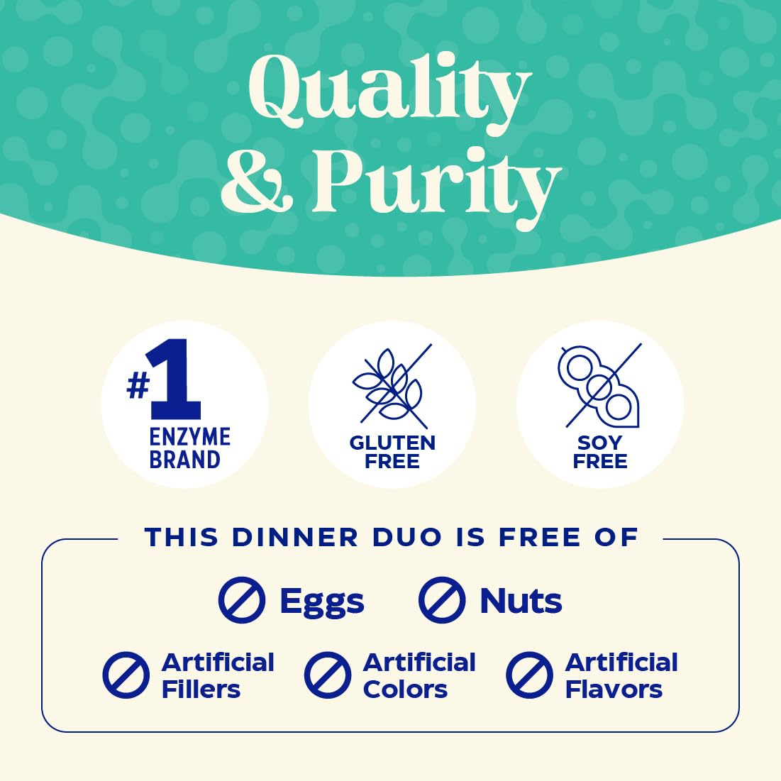Enzymedica Dinner Duo for Gas & Bloating – Probiotics + Digestive Enzyme Packets for Occasional Gas, 30B CFU of 7 Live Strains, Vegetarian – 30 Daily Packs - OzHealthStandard