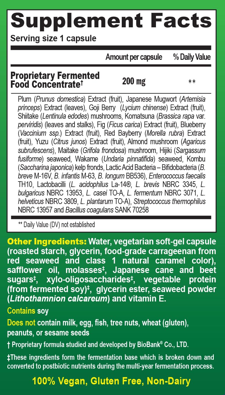 Essential Formulas Dr. Ohhira’s Probiotics Original Formula with 3 Year Fermented Prebiotics, Live Active Probiotics and The only Product with Postbiotic Metabolites, 60 Capsules - OzHealthStandard