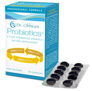 Essential Formulas Dr. Ohhira’s Probiotics Professional Formula with 5 Year Fermented Prebiotics, Live Active Probiotics and The only Product with Postbiotic Metabolites, 60 Capsules - OzHealthStandard