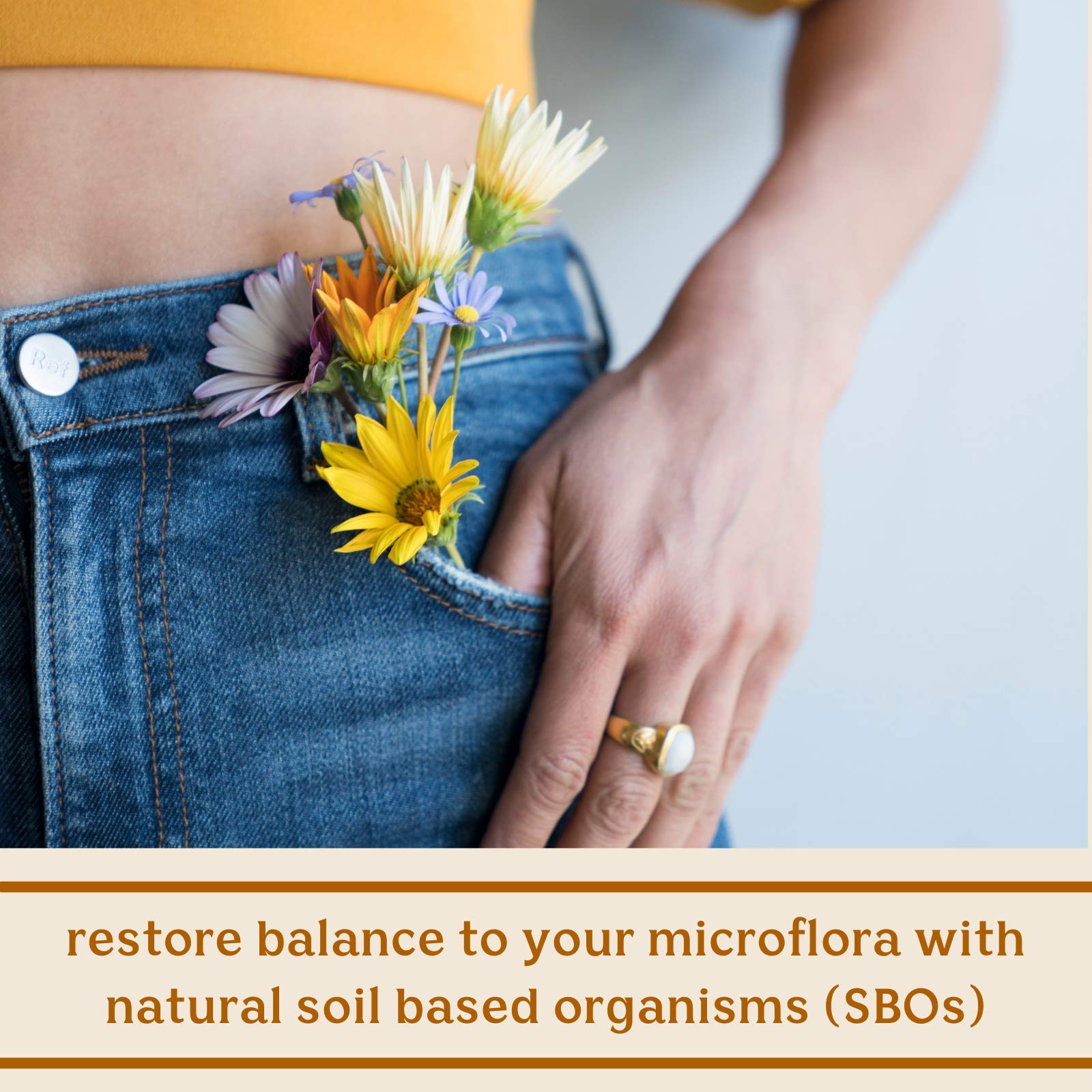 Feel Good SBO Probiotics — Soil Based Organisms (SBOs), Prebiotics, Postbiotics, Humic Acid, Shilajit, Chaga & Turkey Tail Mushroom for Digestion — Solluna by Kimberly Snyder (60CT) Vegan & Non-GMO - OzHealthStandard