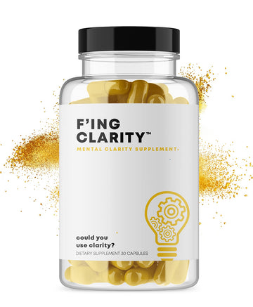 F'ing Clarity - Clarity, Memory + Brain Boosting Nootropic Supplement | Bacopa Extract, Phosphatidylserine 20%, Gingko Biloba Extract, Rhodiola Rosea Extract, DMAE Bitrartrate, B-12, Huperzine A - OzHealthStandard