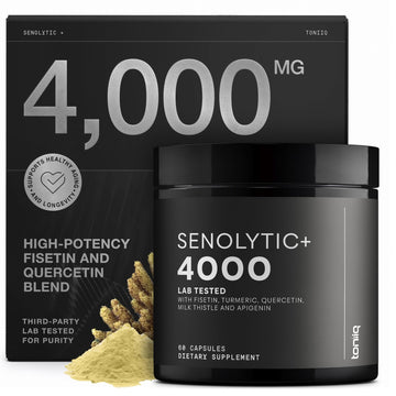 Fisetin Supplement – Senolytic Supplement Ultra High Potency 4,000mg with Quercetin, Curcumin 97%, Apigenin & Milk Thistle – High Strength Blend – Third-Party Lab Tested – 3 Month Supply - OzHealthStandard