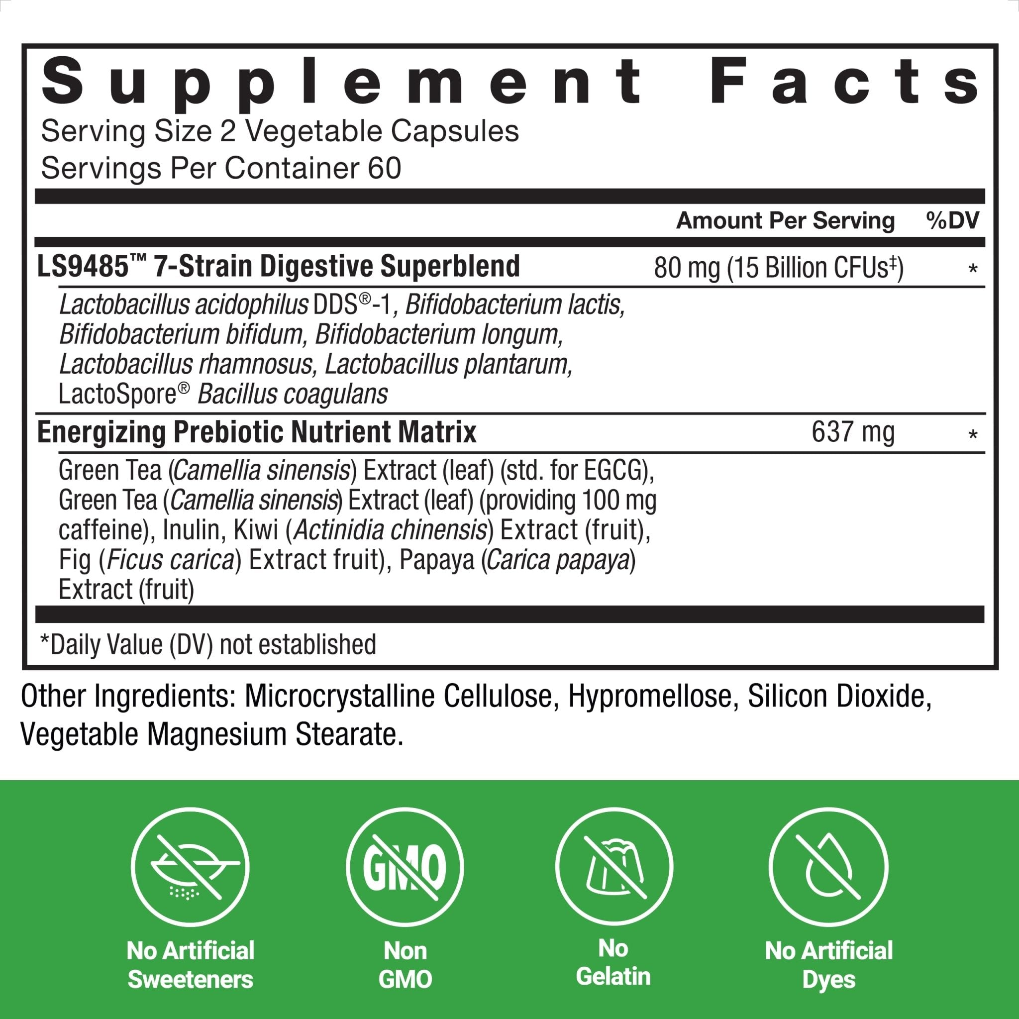Force Factor ProbioSlim Extra Strength Probiotics for Women and Men with 30 Billion CFUs of Probiotics for Digestive Health, Bloating Relief, and Gut Health, with Prebiotic Fiber, 120 Capsules - OzHealthStandard