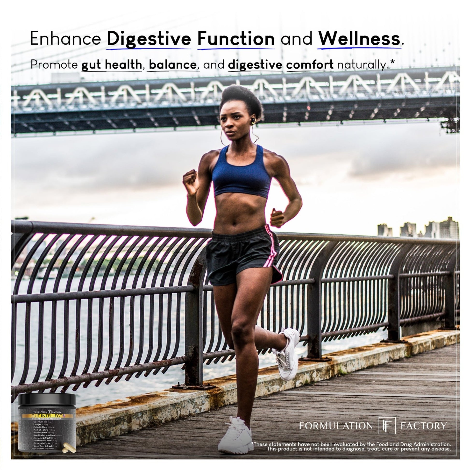 Formulation Factory Probiotics for Women & Men - Gut Intellect 10-in-1 Digestive Enzymes with Prebiotics and Postbiotics - Total Gut Health Supplement - OzHealthStandard