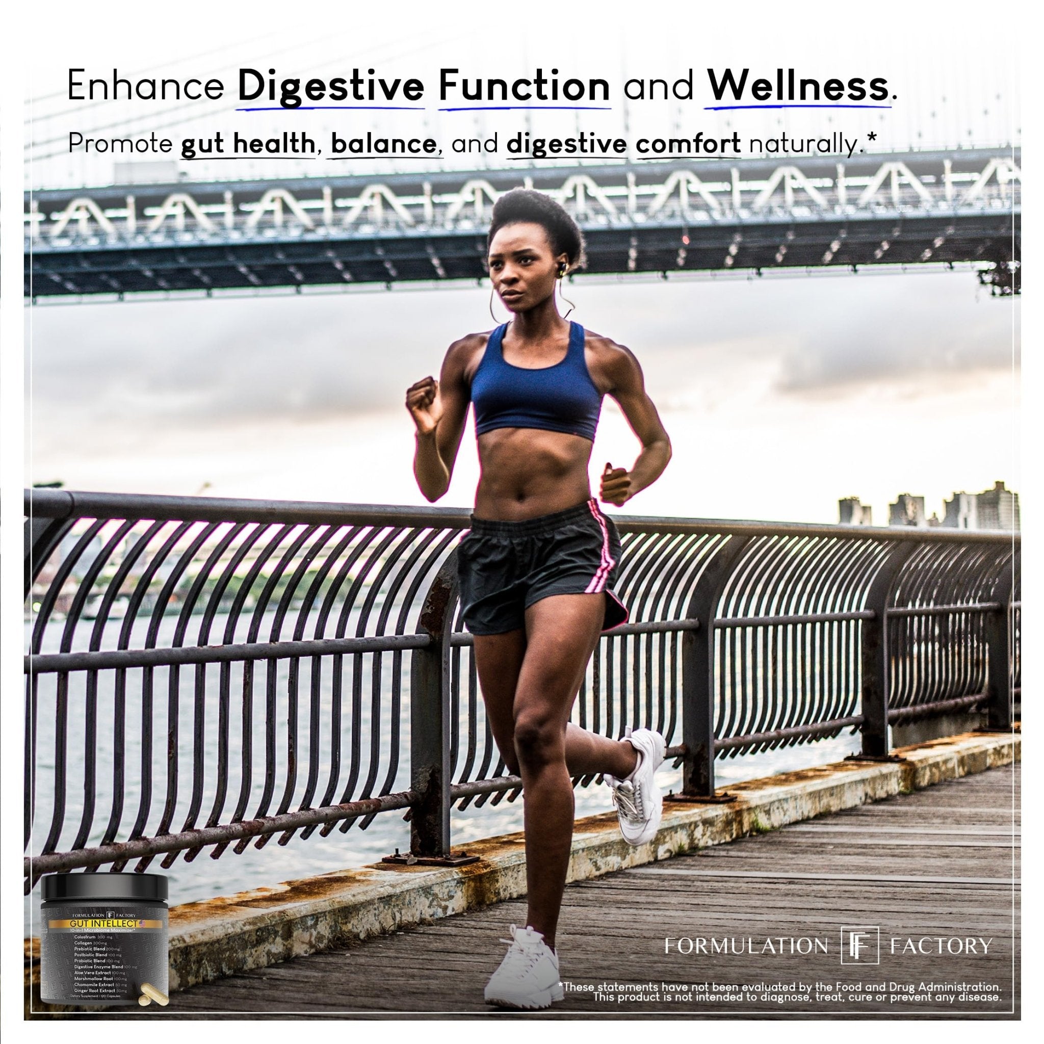 Formulation Factory Probiotics for Women & Men - Gut Intellect 10-in-1 Digestive Enzymes with Prebiotics and Postbiotics - Total Gut Health Supplement - OzHealthStandard