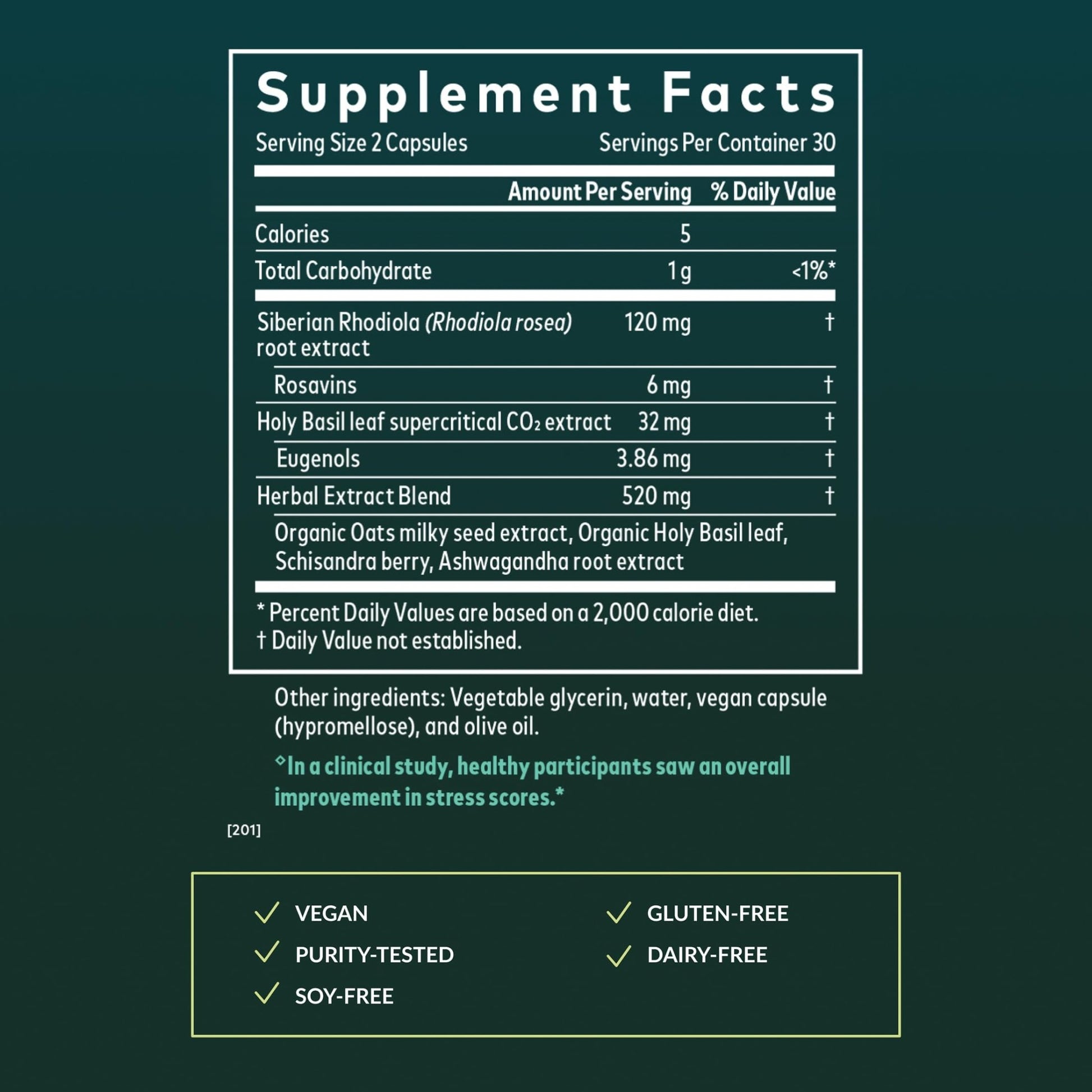 Gaia Herbs Adrenal Health Daily Support - Herbal Supplement with Ashwagandha, Holy Basil & Schisandra - Help Maintain Healthy Energy & Stress Levels* - 60 Vegan Liquid Phyto-Caps (30 Servings) - OzHealthStandard