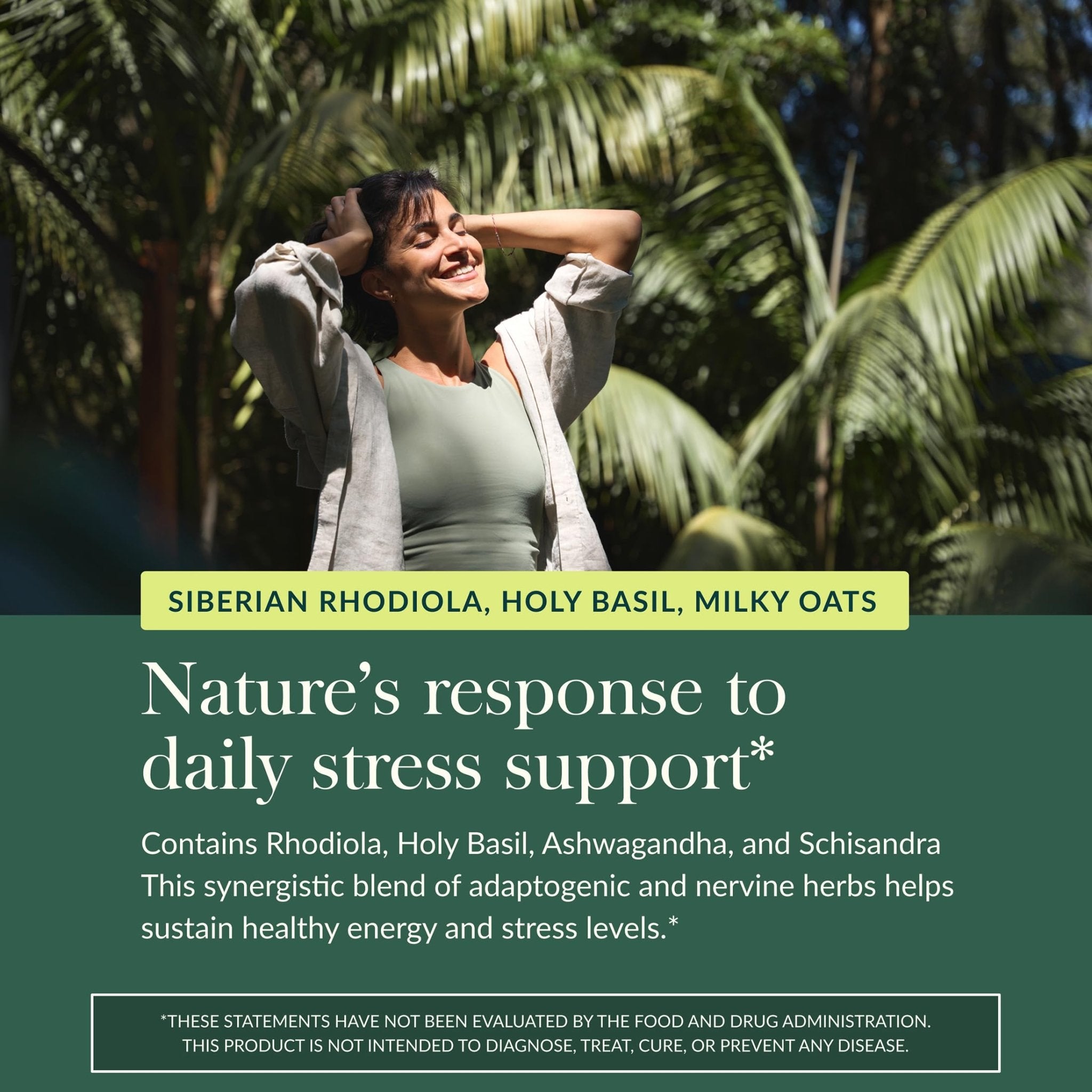 Gaia Herbs Adrenal Health Daily Support - Herbal Supplement with Ashwagandha, Holy Basil & Schisandra - Help Maintain Healthy Energy & Stress Levels* - 60 Vegan Liquid Phyto-Caps (30 Servings) - OzHealthStandard