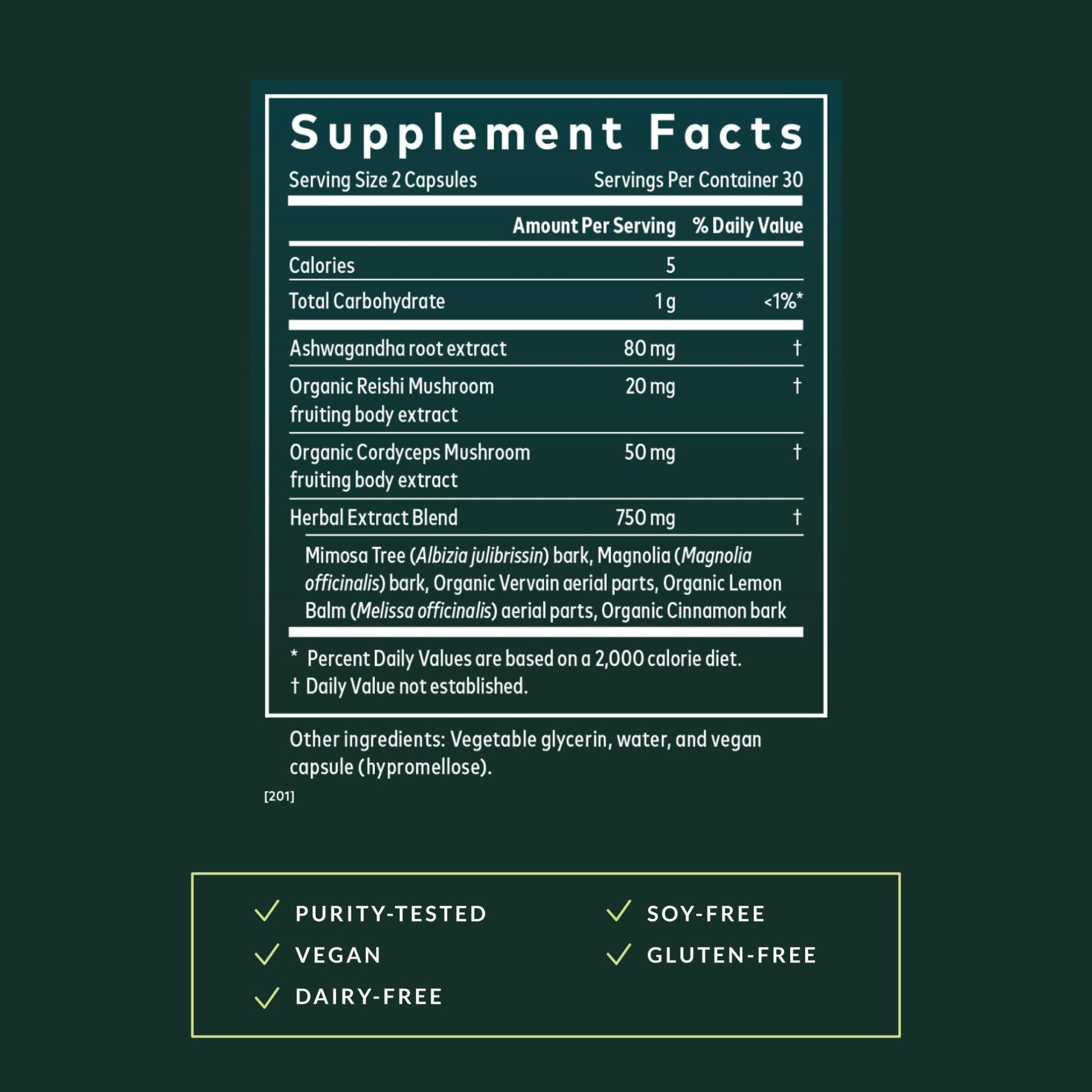 Gaia Herbs Adrenal Health Nightly Restore - Herbal Supplement with Ashwagandha, Magnolia Bark, Cordyceps, Lemon Balm & More* - 60 Vegan Liquid Phyto-Caps (30 Servings) - OzHealthStandard