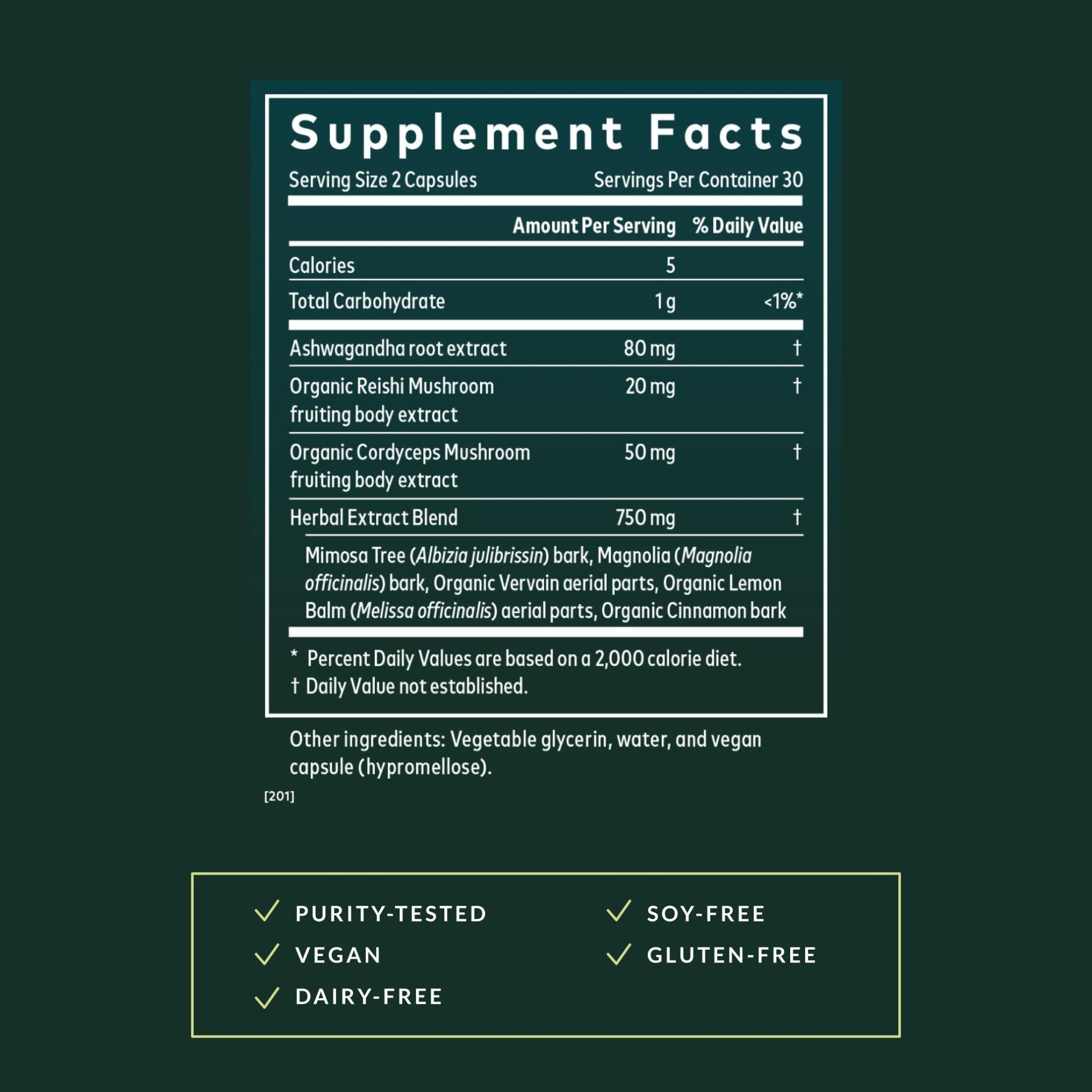 Gaia Herbs Adrenal Health Nightly Restore - Herbal Supplement with Ashwagandha, Magnolia Bark, Cordyceps, Lemon Balm & More* - 60 Vegan Liquid Phyto-Caps (30 Servings) - OzHealthStandard