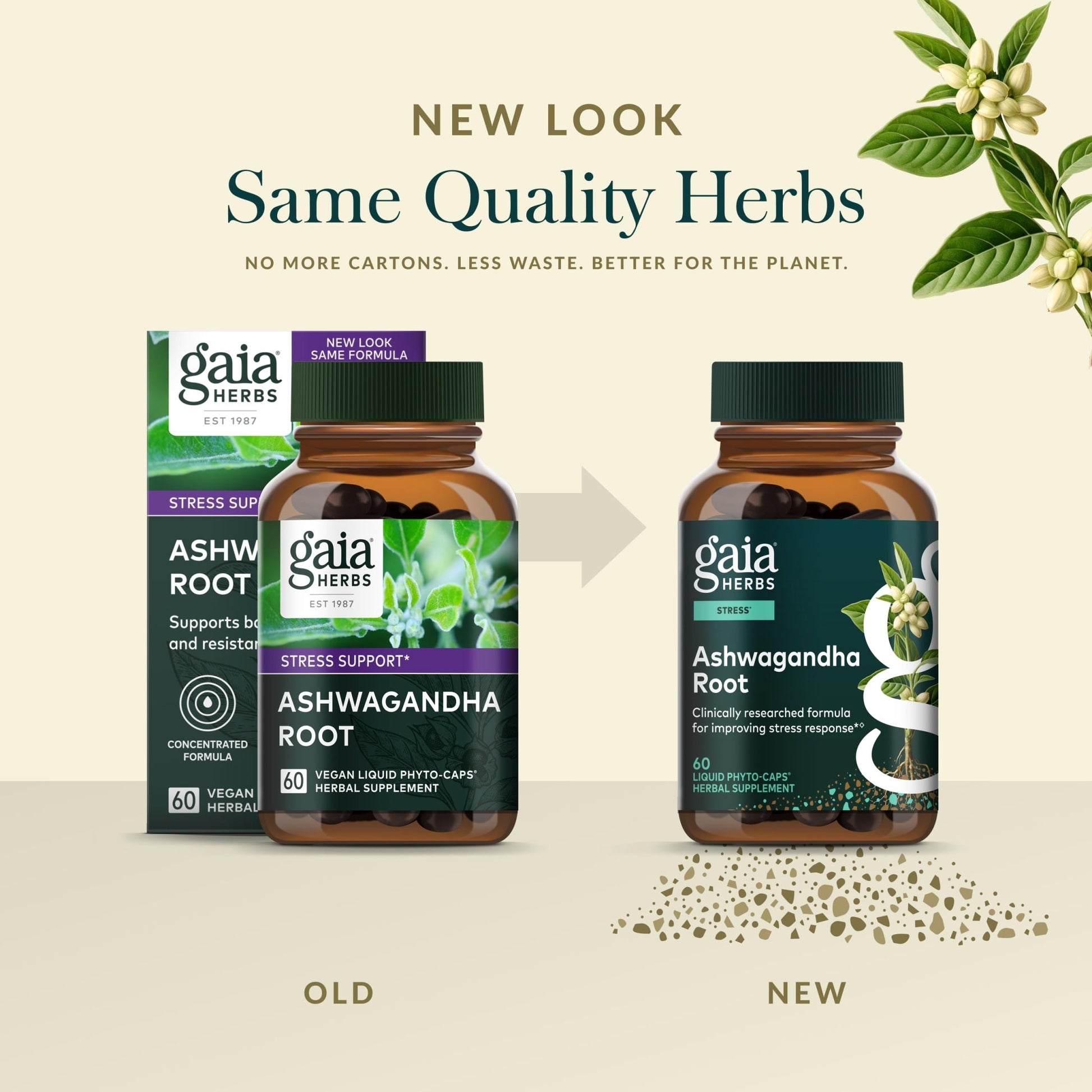 Gaia Herbs Ashwagandha Root - Stress Relief & Sleep Support Supplement - Supports Balanced Energy Levels & Positive Outlook - OzHealthStandard
