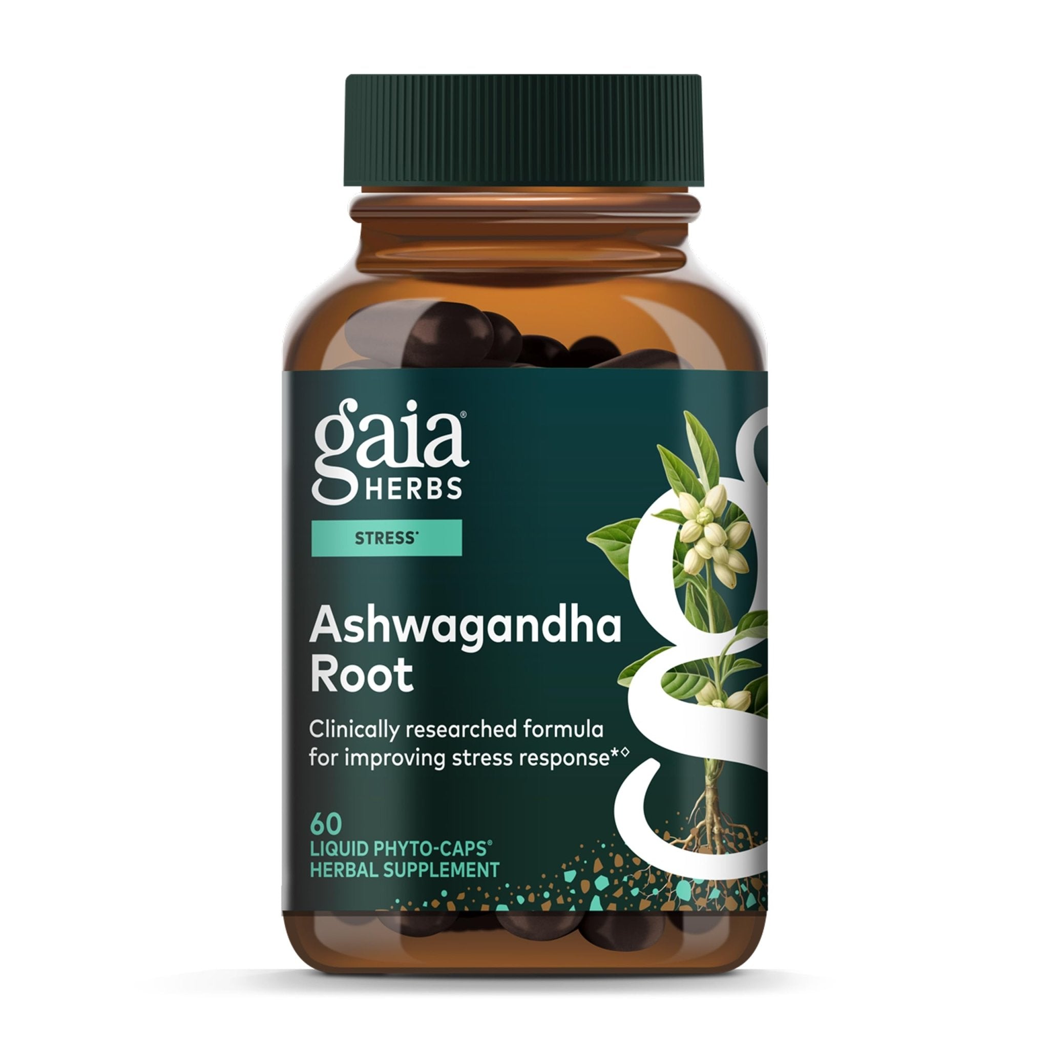 Gaia Herbs Ashwagandha Root - Stress Relief & Sleep Support Supplement - Supports Balanced Energy Levels & Positive Outlook - OzHealthStandard
