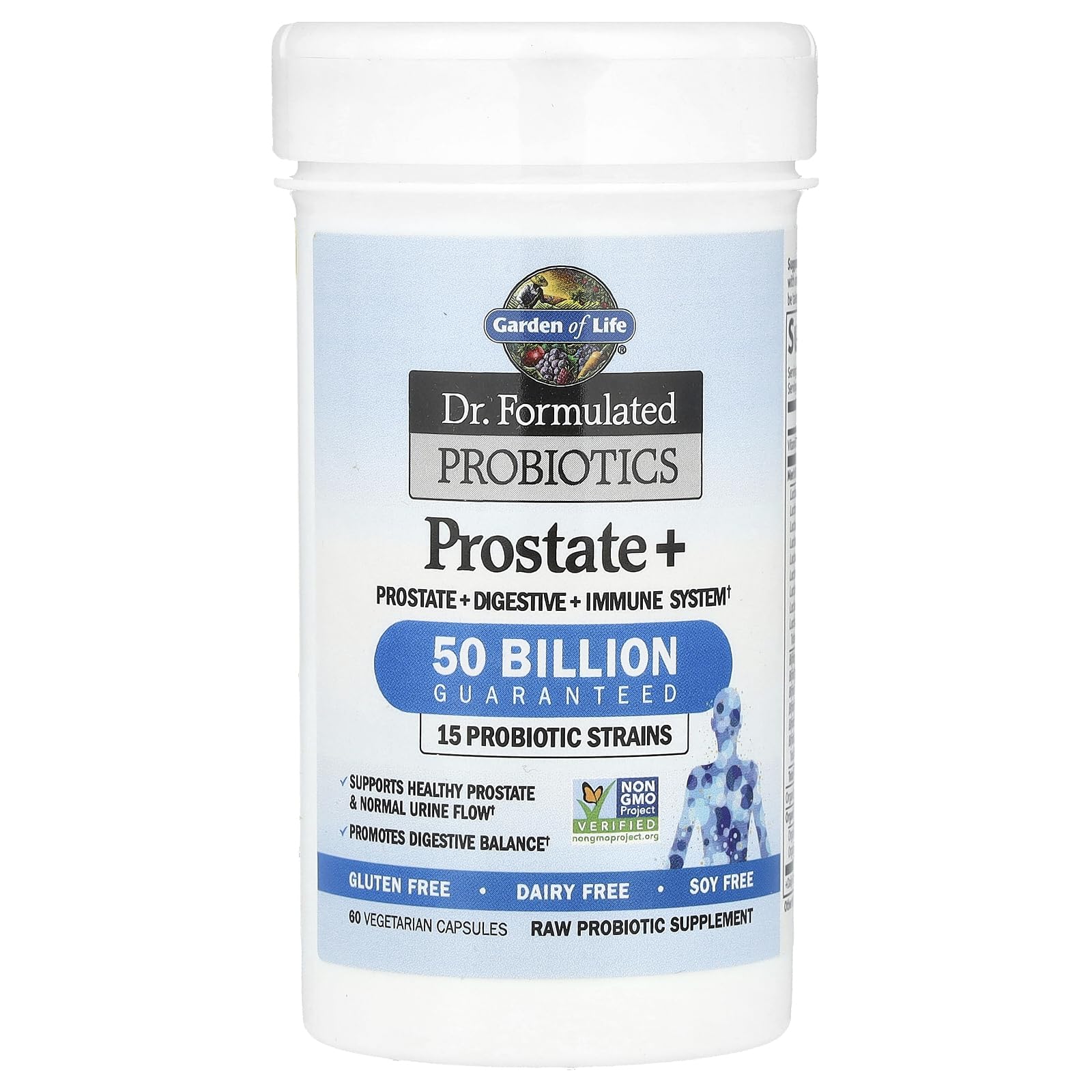 Garden of Life Dr. Formulated Probiotics Prostate+ - Acidophilus and Probiotic Supports Healthy Prostate and Digestive Balance - Shelf Stable - OzHealthStandard