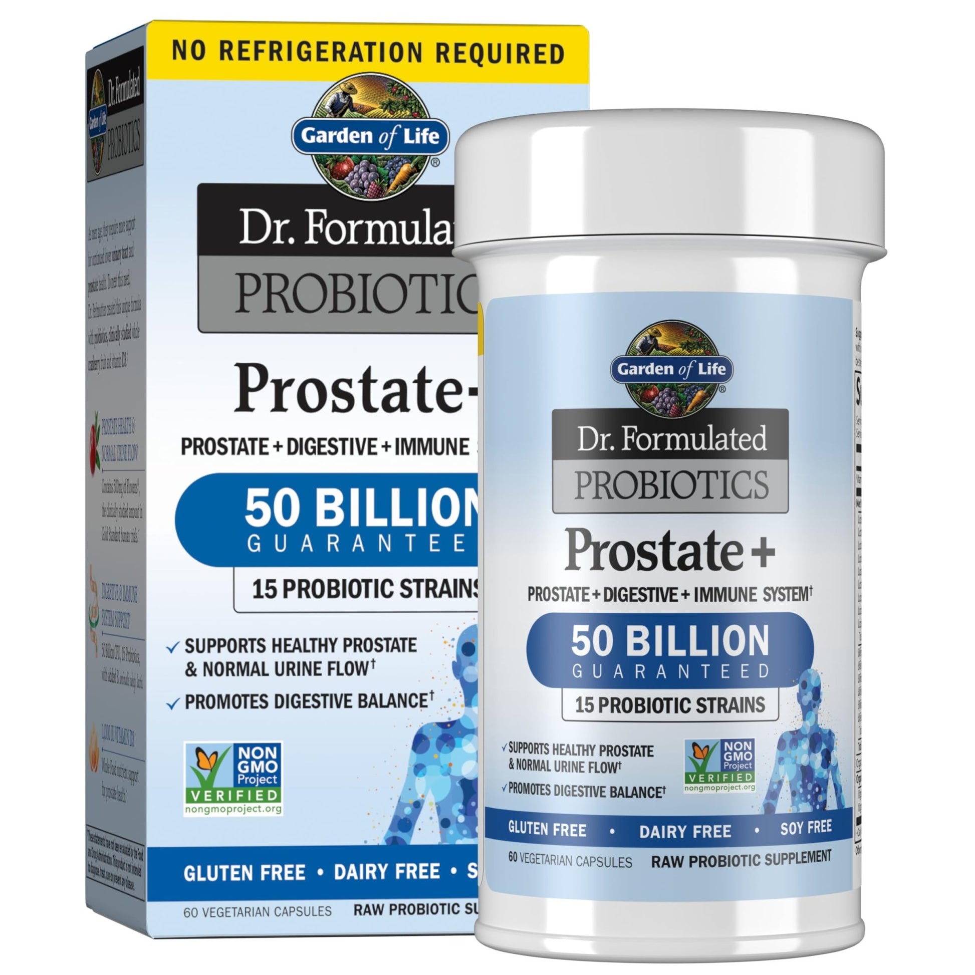 Garden of Life Dr. Formulated Probiotics Prostate+ - Acidophilus and Probiotic Supports Healthy Prostate and Digestive Balance - Shelf Stable - OzHealthStandard