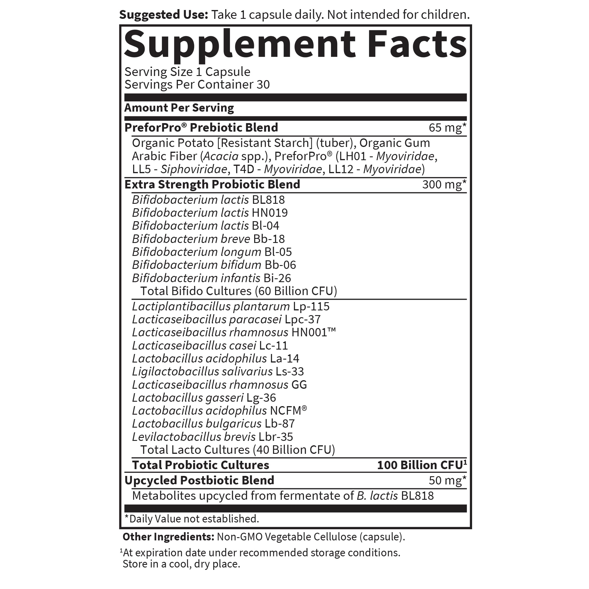 Garden of Life Dr.Formulated Pre, Post & Probiotics 100 Billion CFU Once Daily 3-in-1 Complete Probiotics,Prebiotics & Postbiotics Supplement for Women and Men-Extra Strength,30 Day Supply,(Pack of 2) - OzHealthStandard