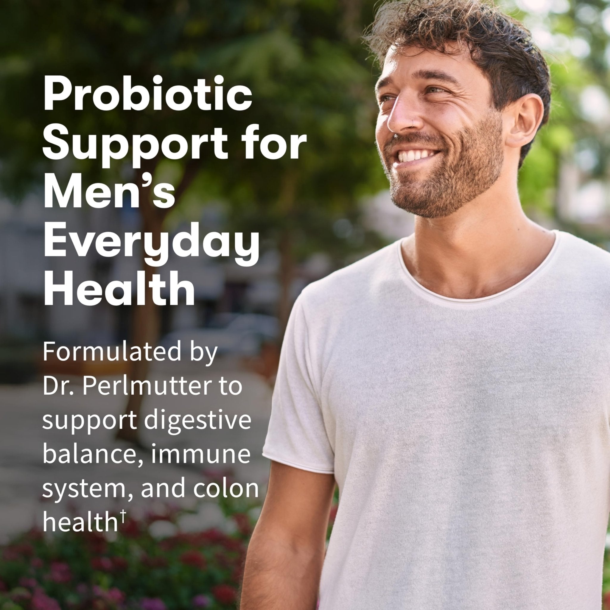 Garden of Life Probiotics for Men, Dr Formulated 50 Billion CFU 15 Probiotics for Digestive Health + Organic Prebiotic Fiber, Colon & Immune Support - OzHealthStandard