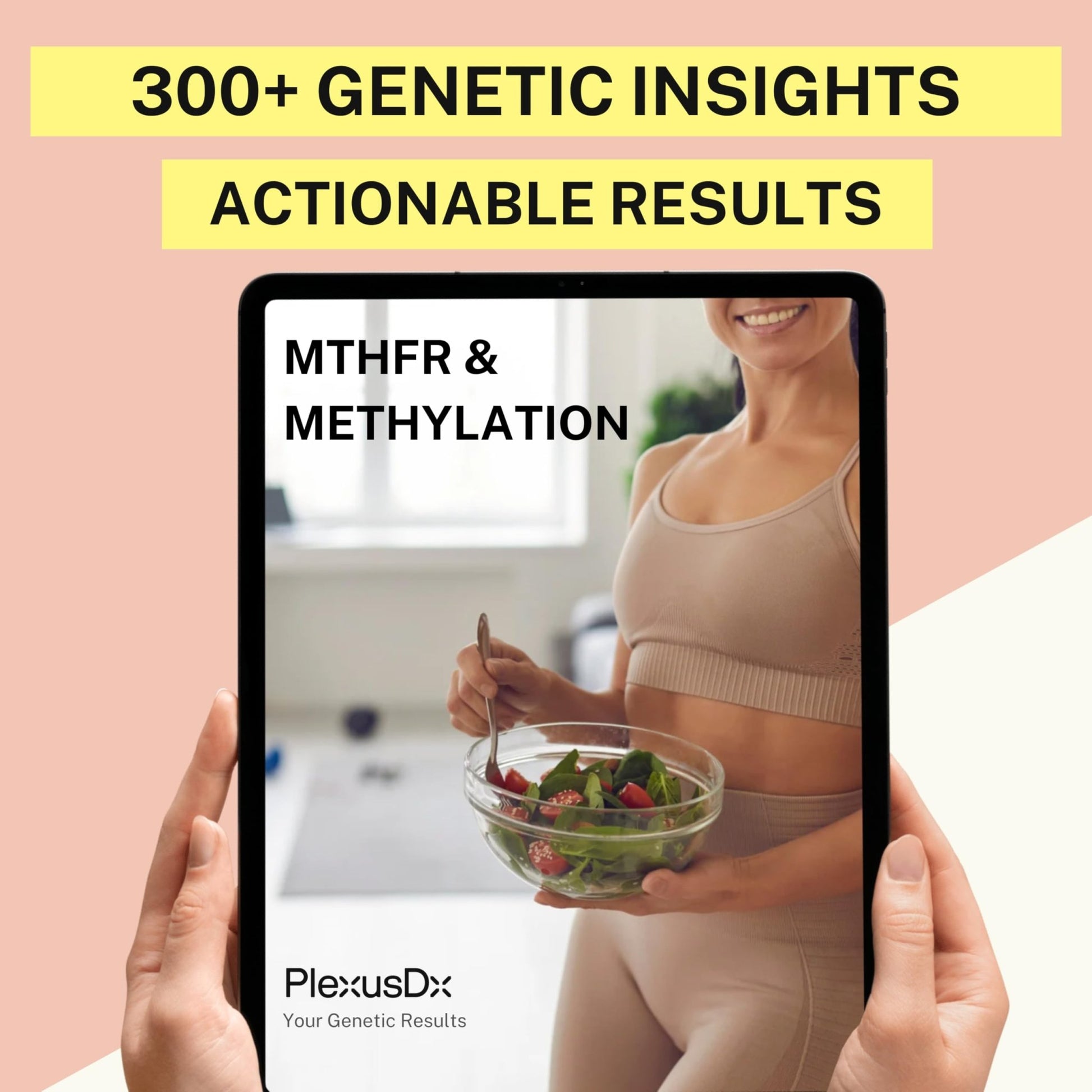 Genetic Methylation Test Kit & MTHFR Testing Kit | 300+ DNA Reports Including MTHFR Gene Variants, COMT, BHMT, AHCY and Folate | Custom Supplement & Meal Plan Recommendations with 10,000 Recipes - OzHealthStandard