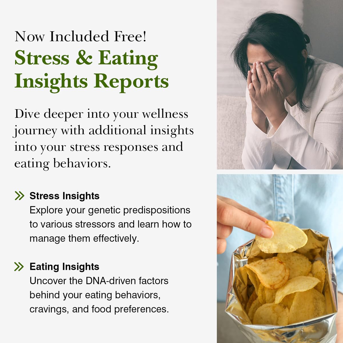 GenoPalate Nutrition DNA Test Kit | 100+ Optimal Foods & Tailored Diet | Genetic Health Report & Personalized Wellness | Macro & Micronutrient Recommendations | Stress & Eating Insights - OzHealthStandard