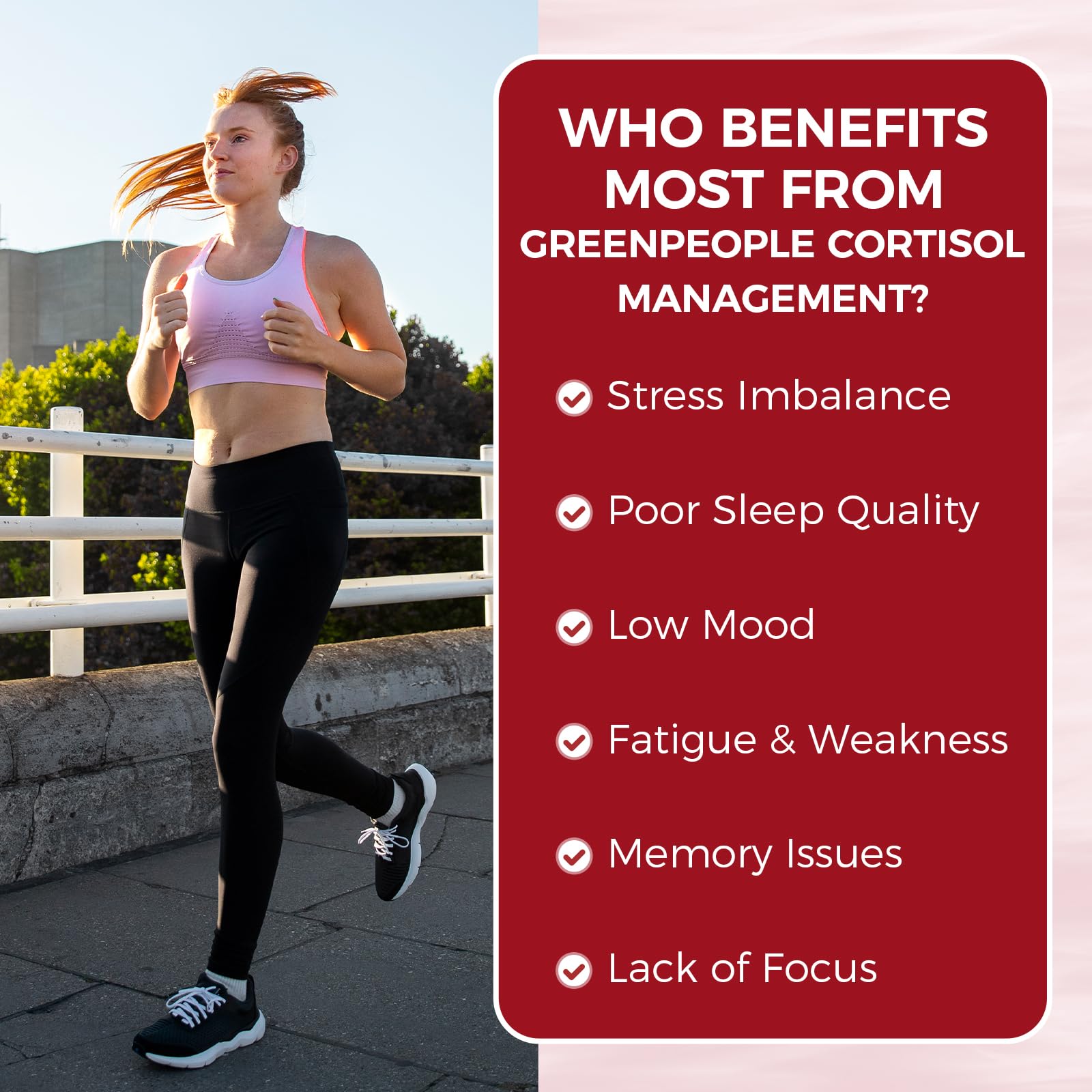GREENPEOPLE Cortisol Supplements for Women & Men - Cortisol Reducer Detox Manager w/KSM-66 Ashwagandha/Magnesium/L-theanine/GABA/Vitamin B6 for Mood/Sleep/Stress Relief 60 CT Raspberry Flavor Gummies - OzHealthStandard