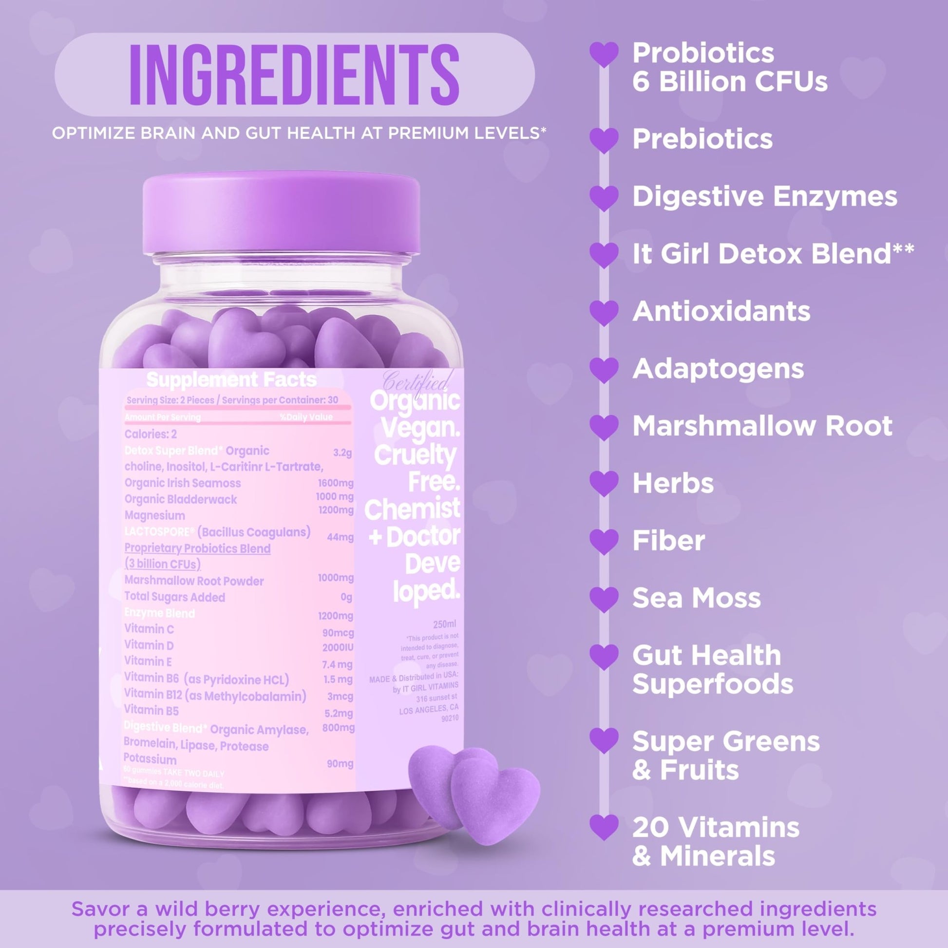 Gut Health Cleanse Detox Gummies for Women & Teens – Probiotics, Prebiotics, Digestive Enzymes & Superfoods Greens Blend – Vegan Daily Digestive Supplement for Bloating Relief, Debloat & Gut Wellness - OzHealthStandard