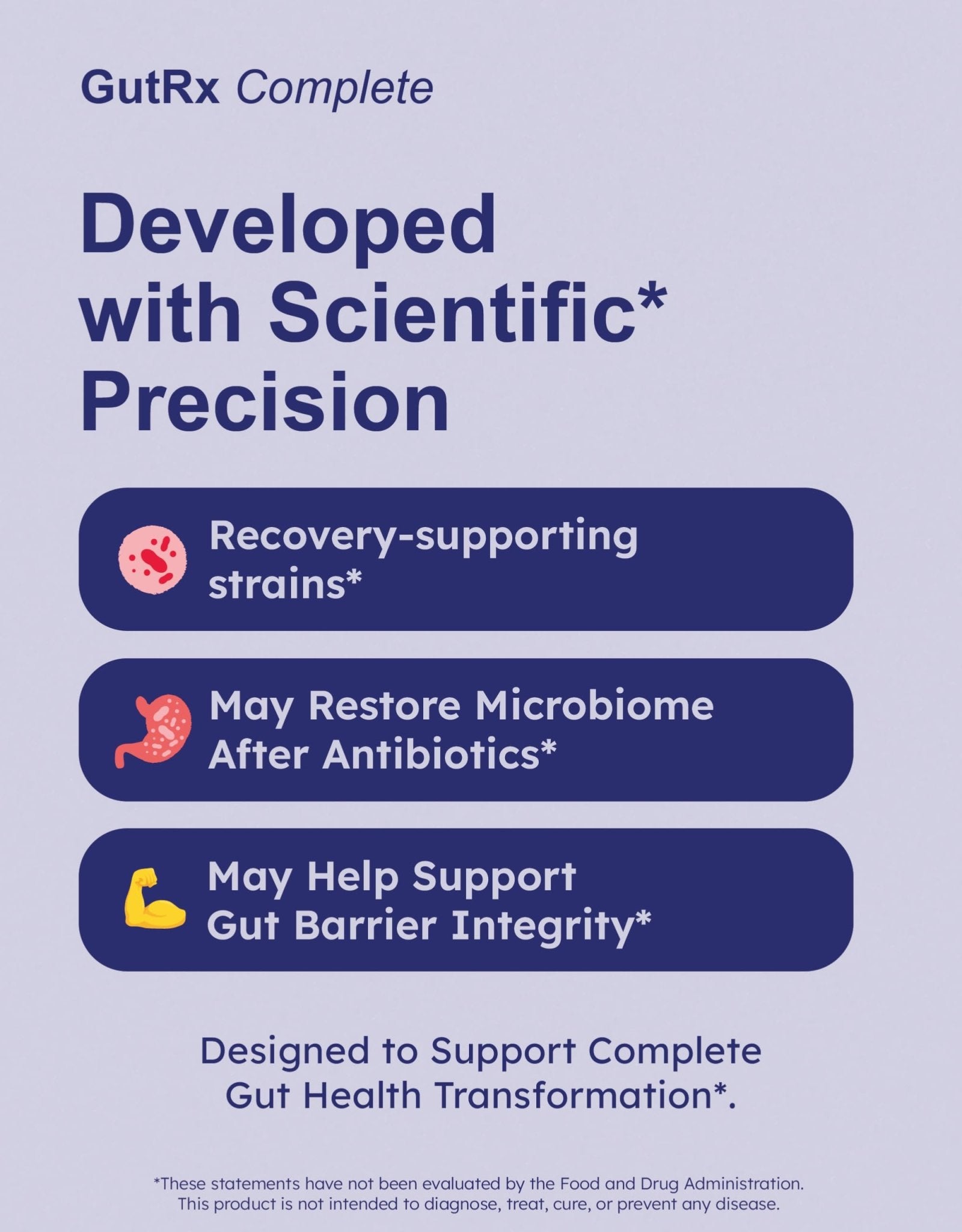GutRx Complete Probiotic, Prebiotic, Postbiotic, Alternative with Akkermansia & Christensenella for Gas, Bloating, Gut Barrier & Microbiome Support - OzHealthStandard