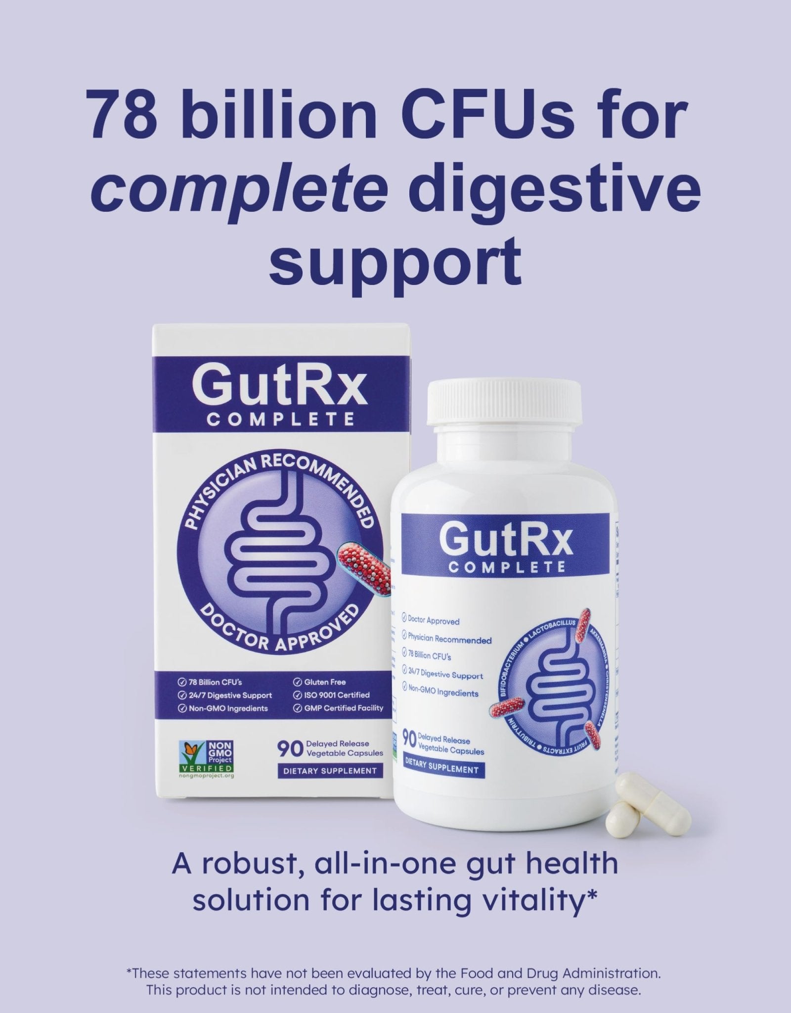 GutRx Complete Probiotic, Prebiotic, Postbiotic, Alternative with Akkermansia & Christensenella for Gas, Bloating, Gut Barrier & Microbiome Support - OzHealthStandard
