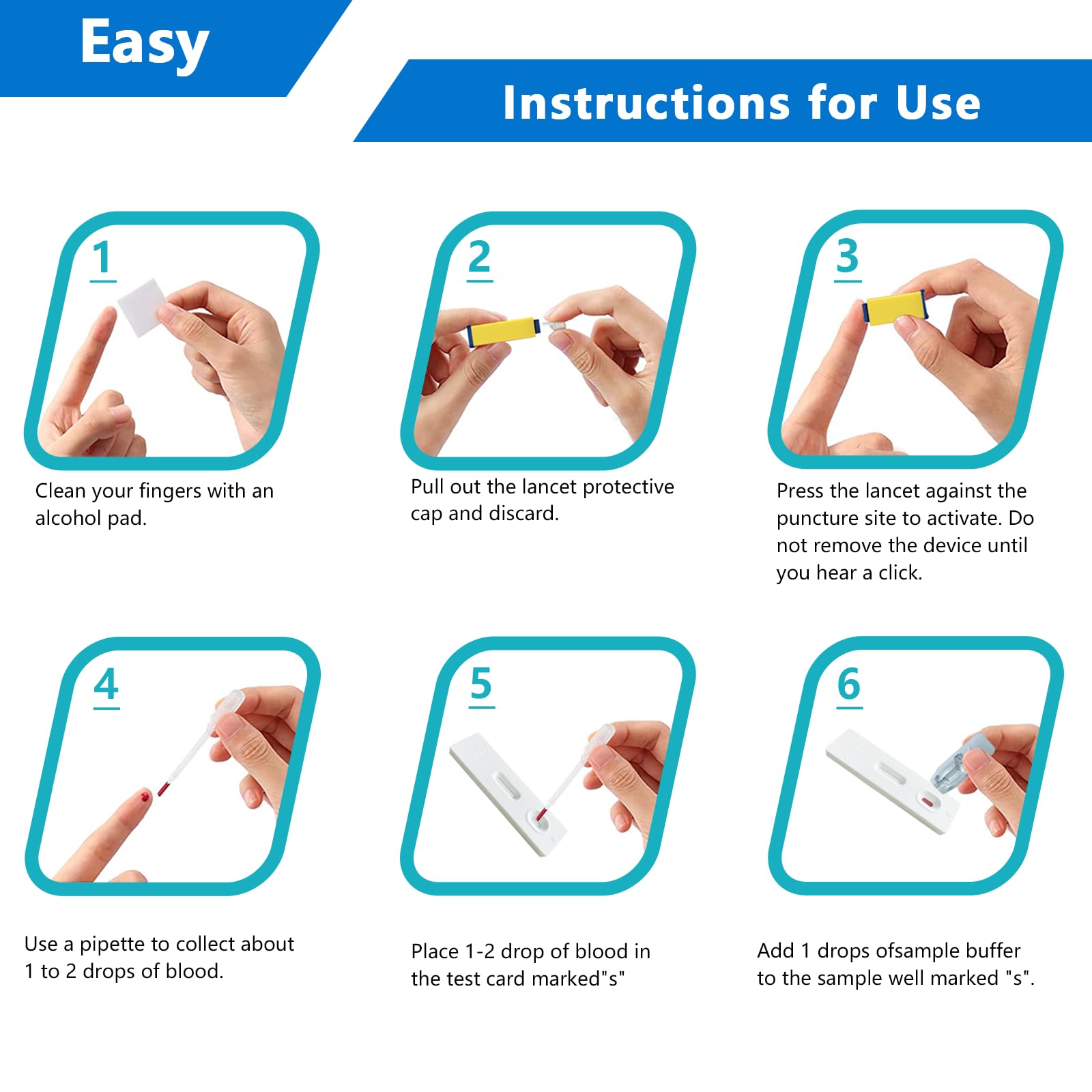 H Pylori Test Kit, Helicobacter Pylori Test Kit - Fast and Accurate, Self-Test at Home, Results in 10-15 Minutes, No Lab Visit Required - OzHealthStandard