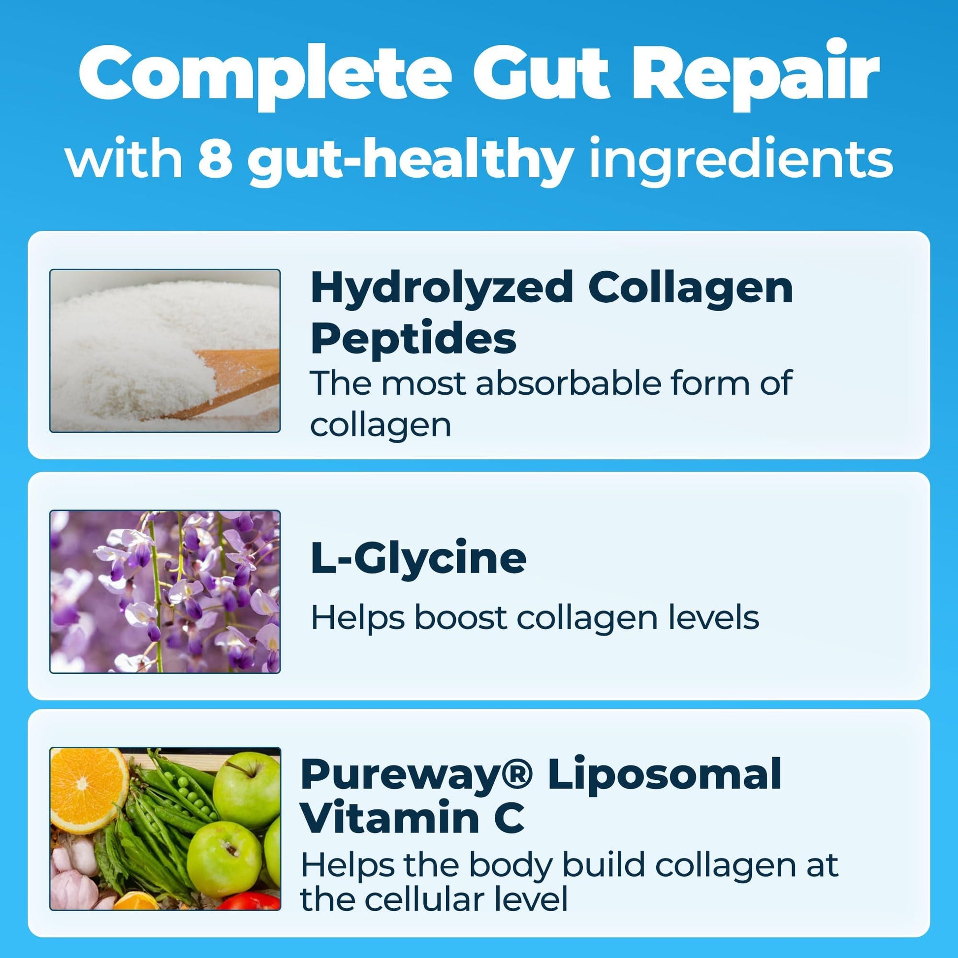 Happy Mammoth Complete Gut Repair Probiotic, Prebiotic, Fiber & Collagen Supplement for Gut Health, Digestion, Healthy Gut Microbiome, Reduces Constipation - OzHealthStandard
