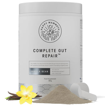 Happy Mammoth Complete Gut Repair Probiotic, Prebiotic, Fiber & Collagen Supplement for Gut Health, Digestion, Healthy Gut Microbiome, Reduces Constipation - OzHealthStandard