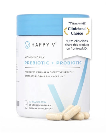 Happy V Dr. Formulated Vaginal Probiotics for Women Odor & Itch Support, Urinary & Gut Health, pH Balance | Womens Daily Probiotic - OzHealthStandard