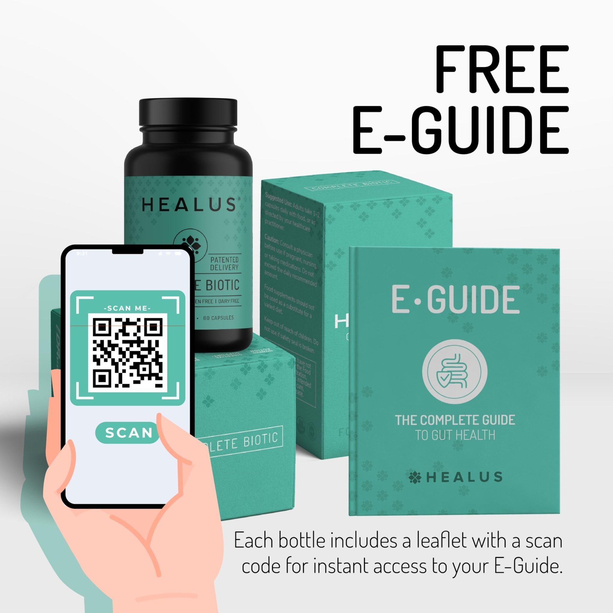 Healus Complete Biotic - Postbiotic Tributyrin Supplement - Postbiotics for Gut Health - Butyrate Gut Health Supplement - OzHealthStandard