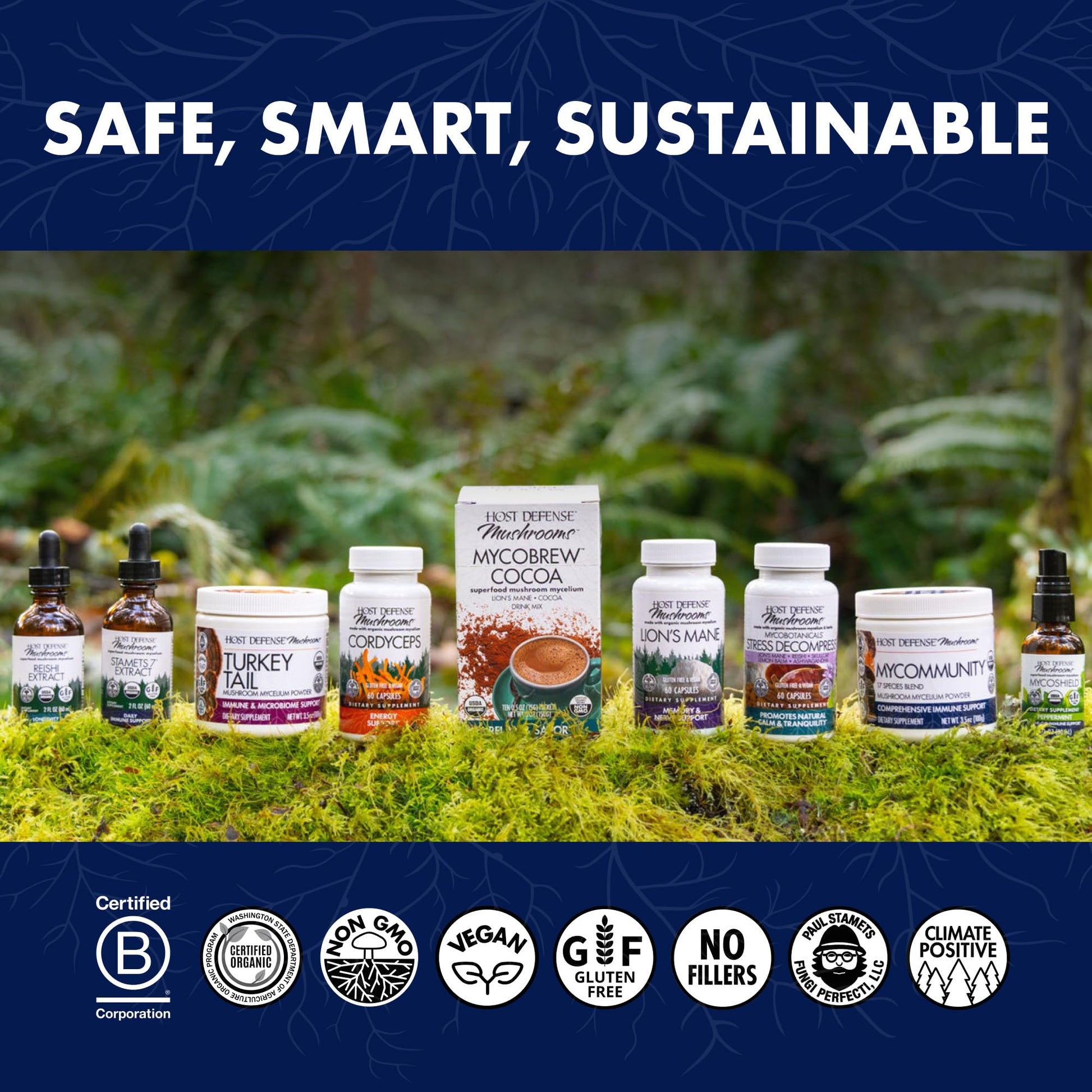 Host Defense Mushrooms Lion's Mane - Brain Health Support Supplement for Focus & Memory Function - Immune & Nervous System Support Supplement- 30 Capsules - OzHealthStandard