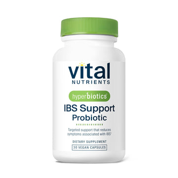 Hyperbiotics Vital Nutrients IBS Probiotic | Reduce Symptoms of IBS* | Clinically Studied Vegan probiotic for IBS Relief from Bloating, Gas, Diarrhea, & Abdominal Discomfort* | 30 Capsules - OzHealthStandard