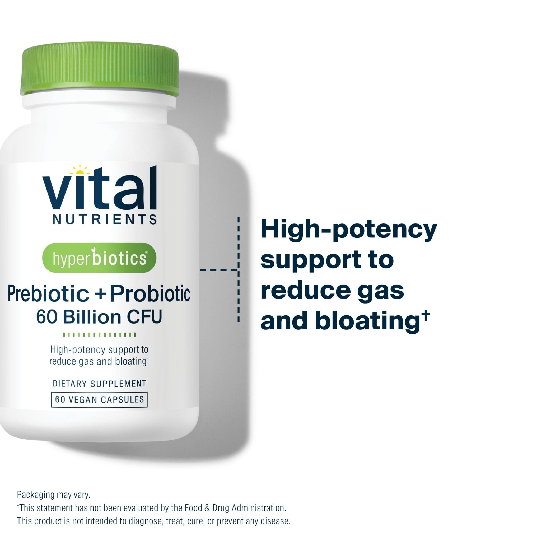 Hyperbiotics Vital Nutrients Prebiotic and Probiotic for Women and Men | 60 Billion CFU | Pre and Probiotics Supports Digestive Health, Constipation, - OzHealthStandard