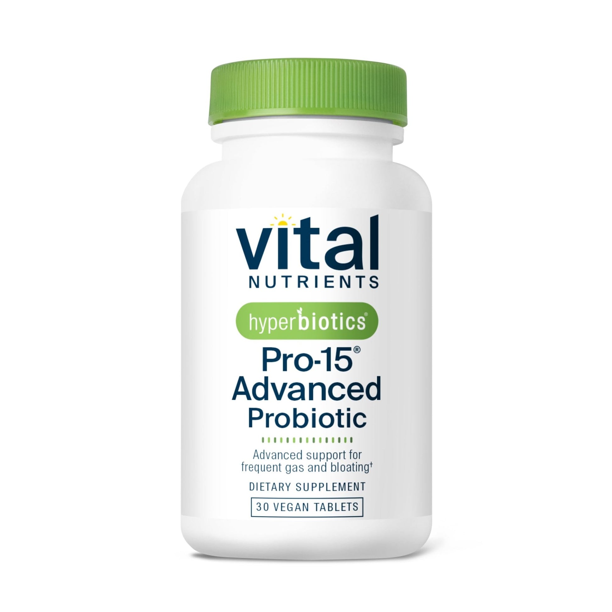 Hyperbiotics Vital Nutrients Pro-15 Advanced Probiotics for Women and Men | 15 Strains + Kiwifruit | Clinically Studied Daily Probiotics for Digestive Health, Gas, & Bloating | 30 Vegan Tablets - OzHealthStandard