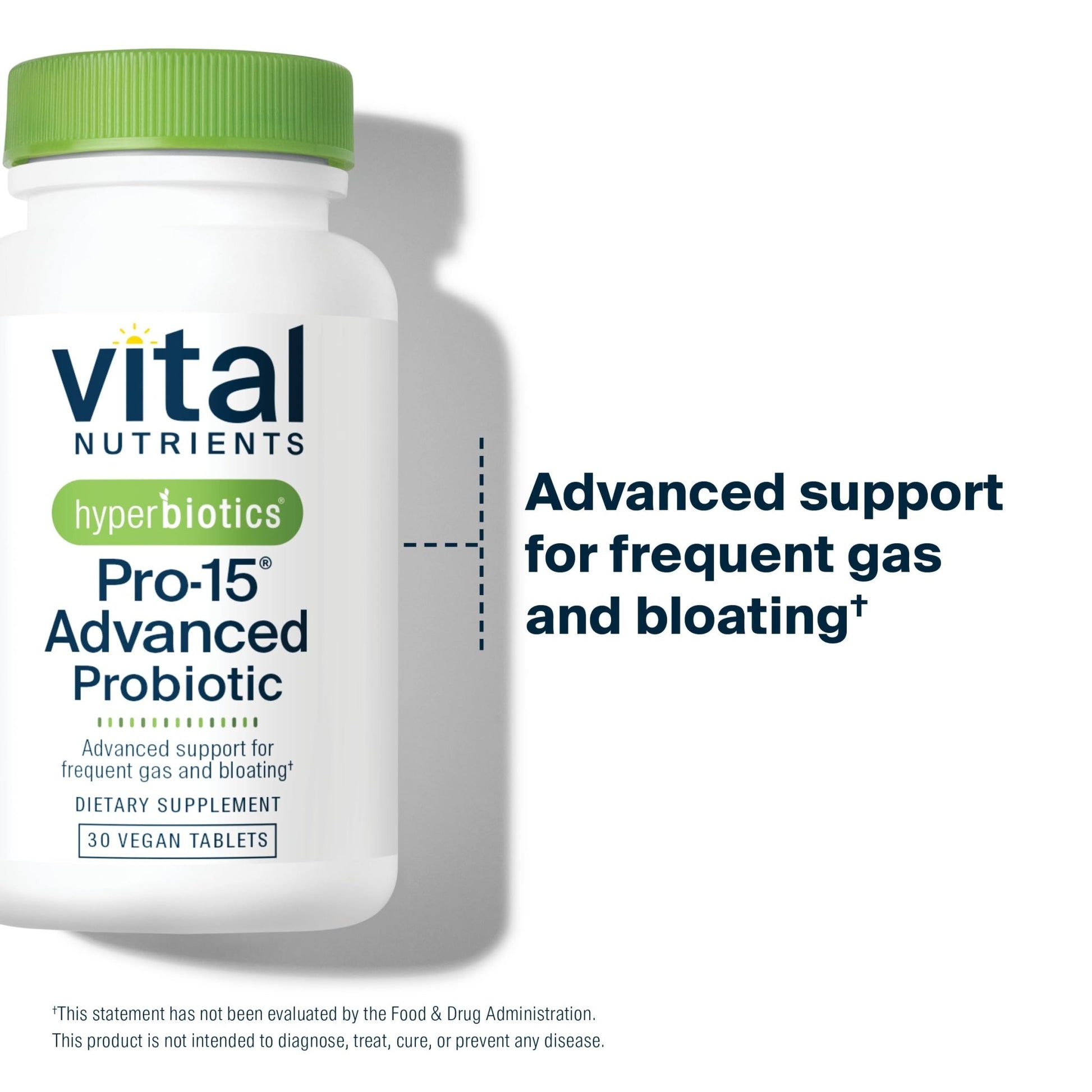 Hyperbiotics Vital Nutrients Pro-15 Advanced Probiotics for Women and Men | 15 Strains + Kiwifruit | Clinically Studied Daily Probiotics for Digestive Health, Gas, & Bloating | 30 Vegan Tablets - OzHealthStandard