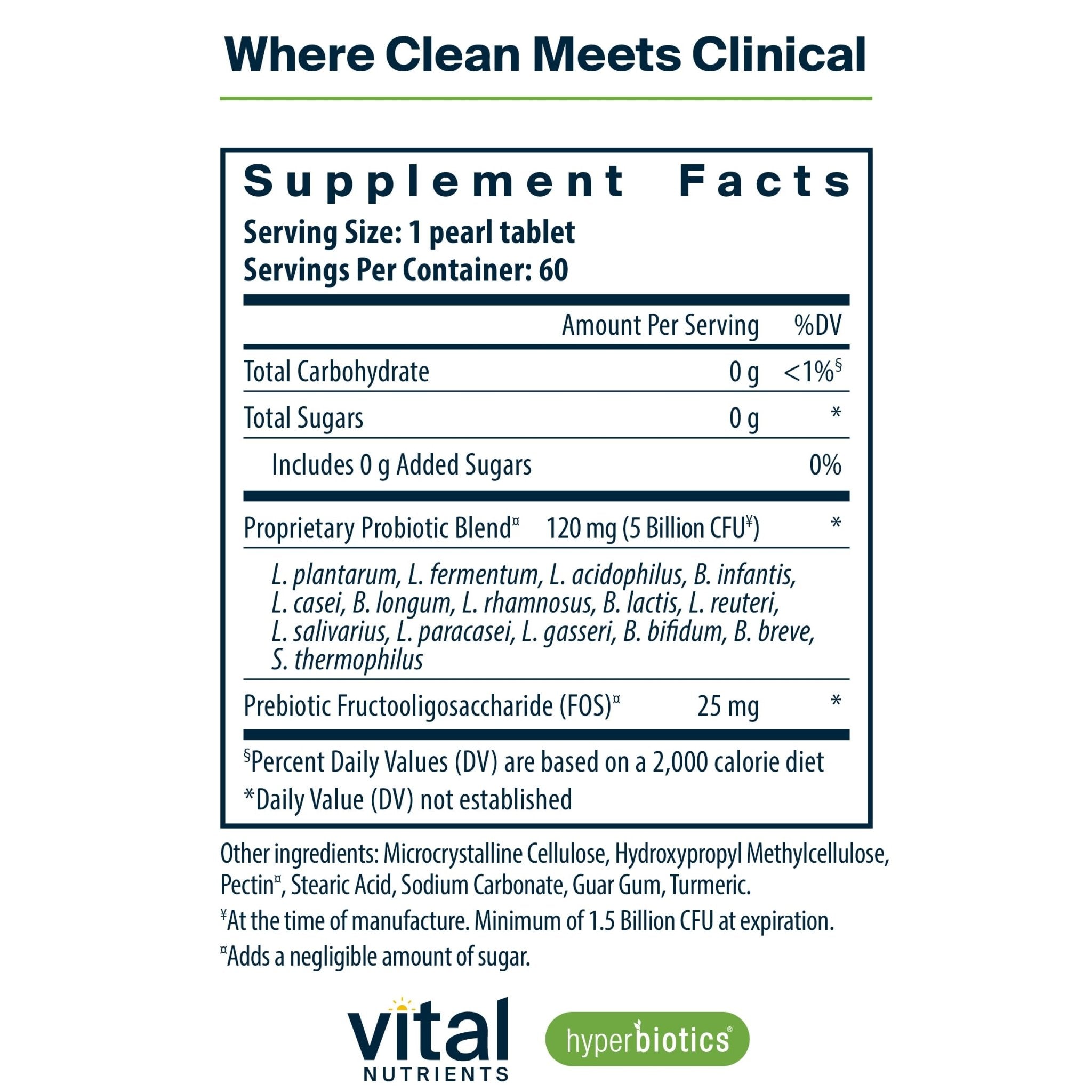 Hyperbiotics Vital Nutrients Pro-15 Prebiotics and Probiotics for Women and Men | 15 Science Backed Strains | Supports Occasional Constipation - OzHealthStandard