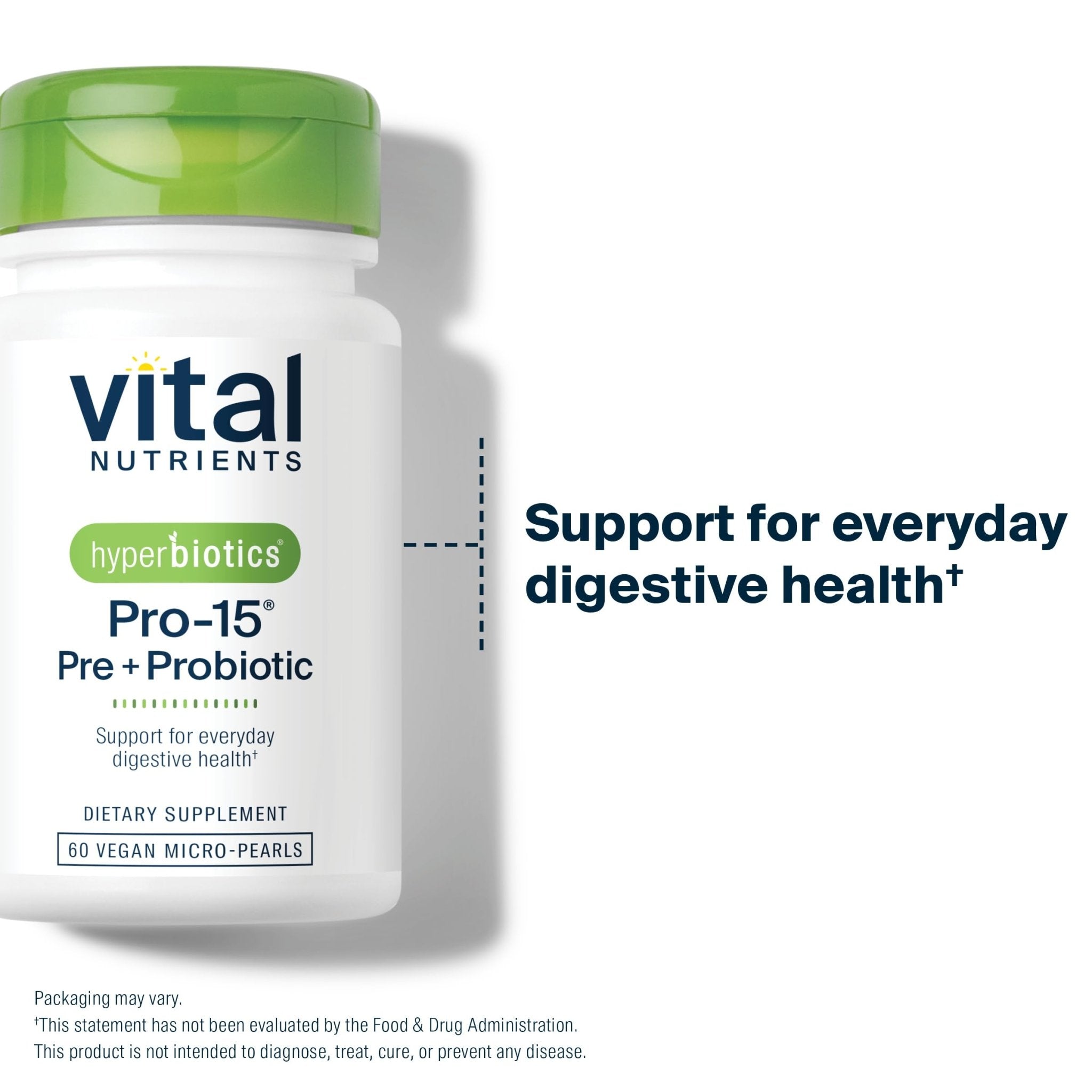 Hyperbiotics Vital Nutrients Pro-15 Prebiotics and Probiotics for Women and Men | 15 Science Backed Strains | Supports Occasional Constipation - OzHealthStandard