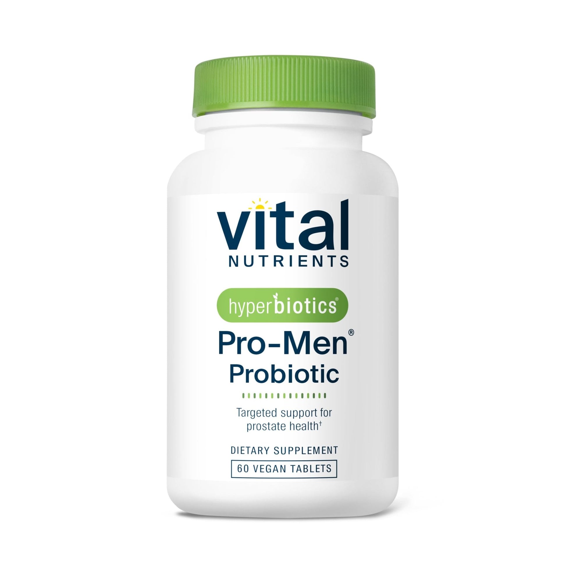 Hyperbiotics Vital Nutrients Pro Men Probiotics | Vegan Advanced Probiotics for Men | Clinically Studied for Prostate Health, Digestive Balance and Gut Health* | Gluten, Dairy, Soy Free | 60 Tablets - OzHealthStandard