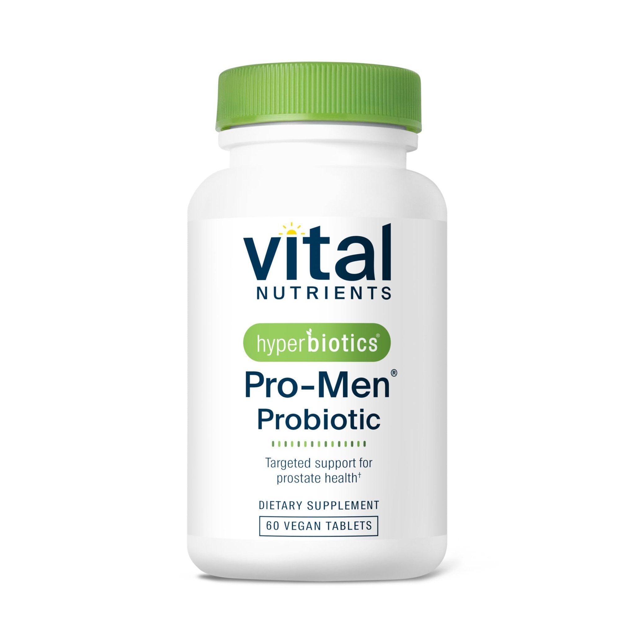 Hyperbiotics Vital Nutrients Pro Men Probiotics | Vegan Advanced Probiotics for Men | Clinically Studied for Prostate Health, Digestive Balance and Gut Health* | Gluten, Dairy, Soy Free | 60 Tablets - OzHealthStandard