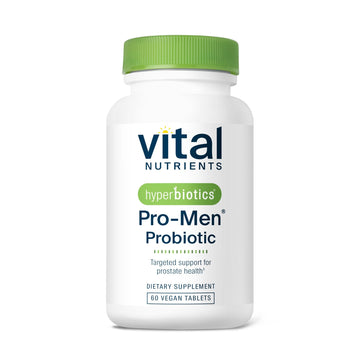 Hyperbiotics Vital Nutrients Pro Men Probiotics | Vegan Advanced Probiotics for Men | Clinically Studied for Prostate Health, Digestive Balance and Gut Health* | Gluten, Dairy, Soy Free | 60 Tablets - OzHealthStandard