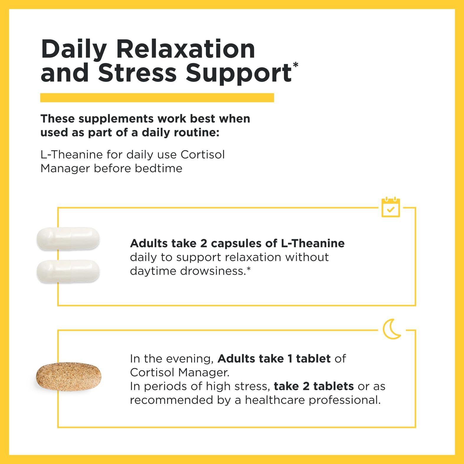 Integrative Therapeutics Cortisol Manager & L-Theanine - OzHealthStandard