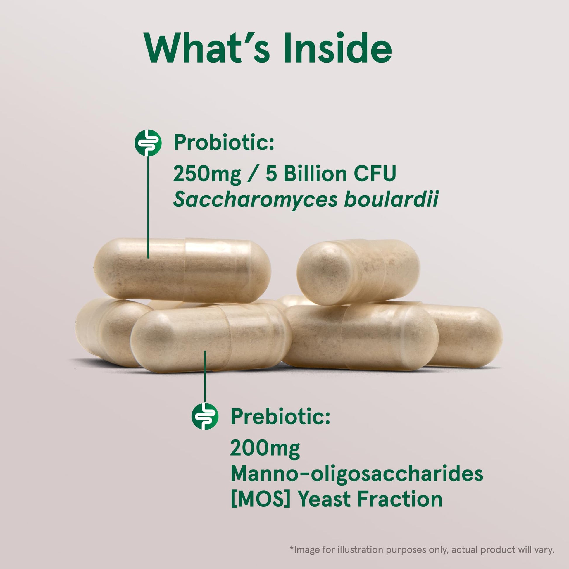 Jarrow Formulas Saccharomyces Boulardii + MOS Probiotics for Digestive Health and Intestinal Tract Support - 5 Billion CFU Per Serving - 90 Delayed Release Caps - OzHealthStandard