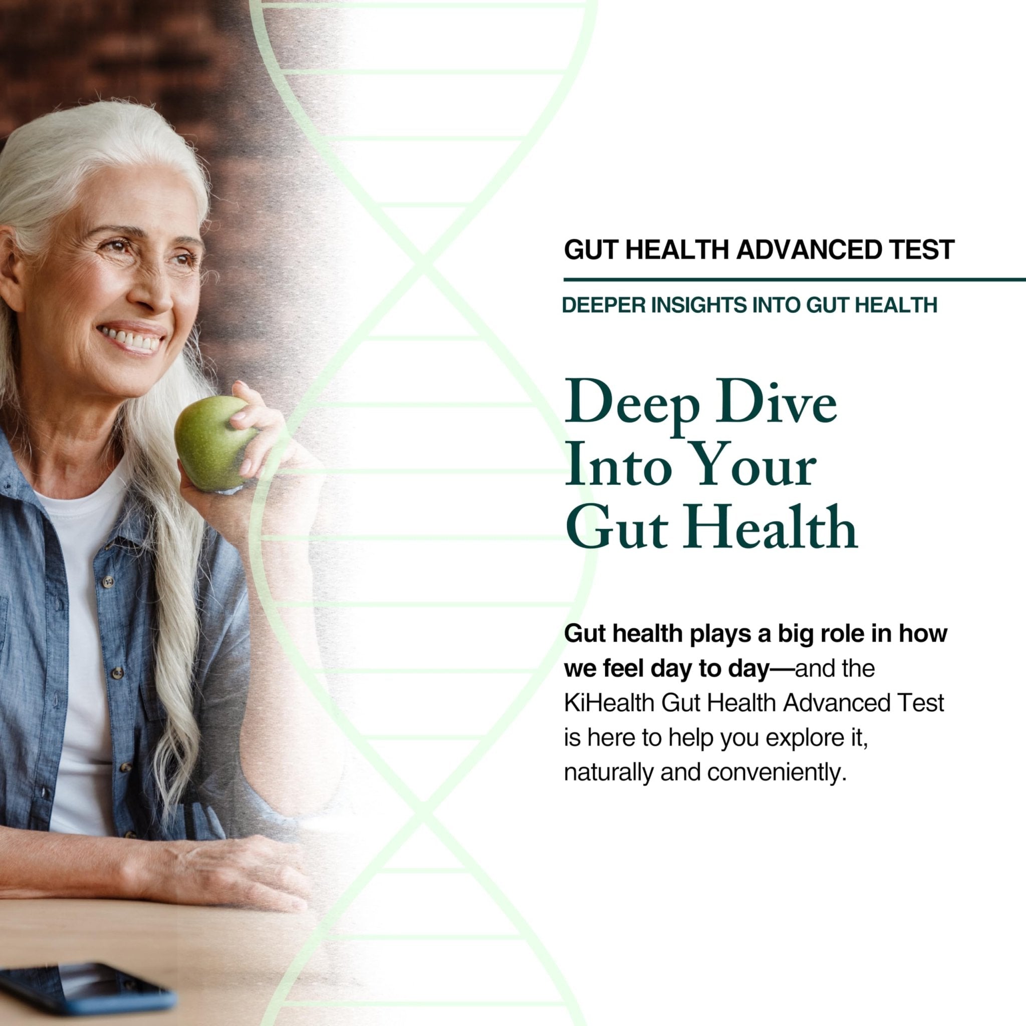 KiHealth – Gut Health Advanced Test – Comprehensive Stool Test for Microbiome, Digestion, & Inflammation – at-Home Kit - OzHealthStandard