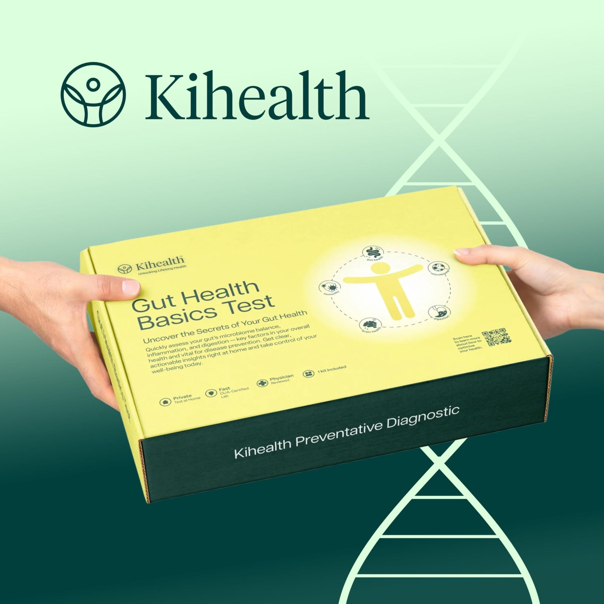 KiHealth – Gut Health Basics Test – at-Home Stool Test for Digestion, Inflammation, and Microbiome Balance – at-Home Kit - OzHealthStandard