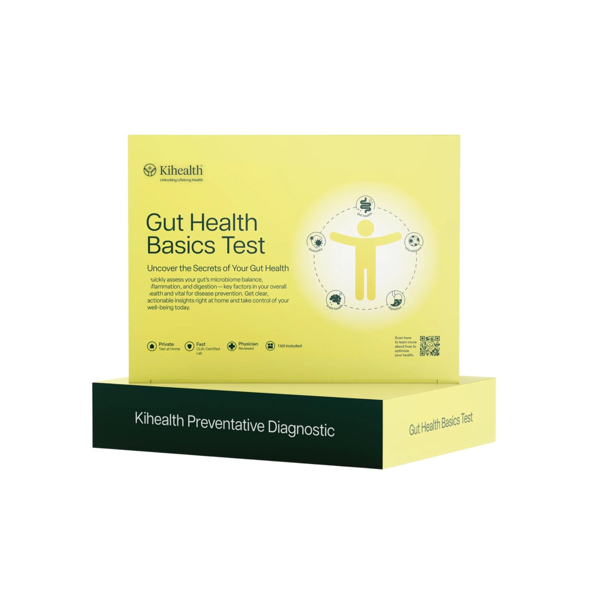 KiHealth – Gut Health Basics Test – at-Home Stool Test for Digestion, Inflammation, and Microbiome Balance – at-Home Kit - OzHealthStandard